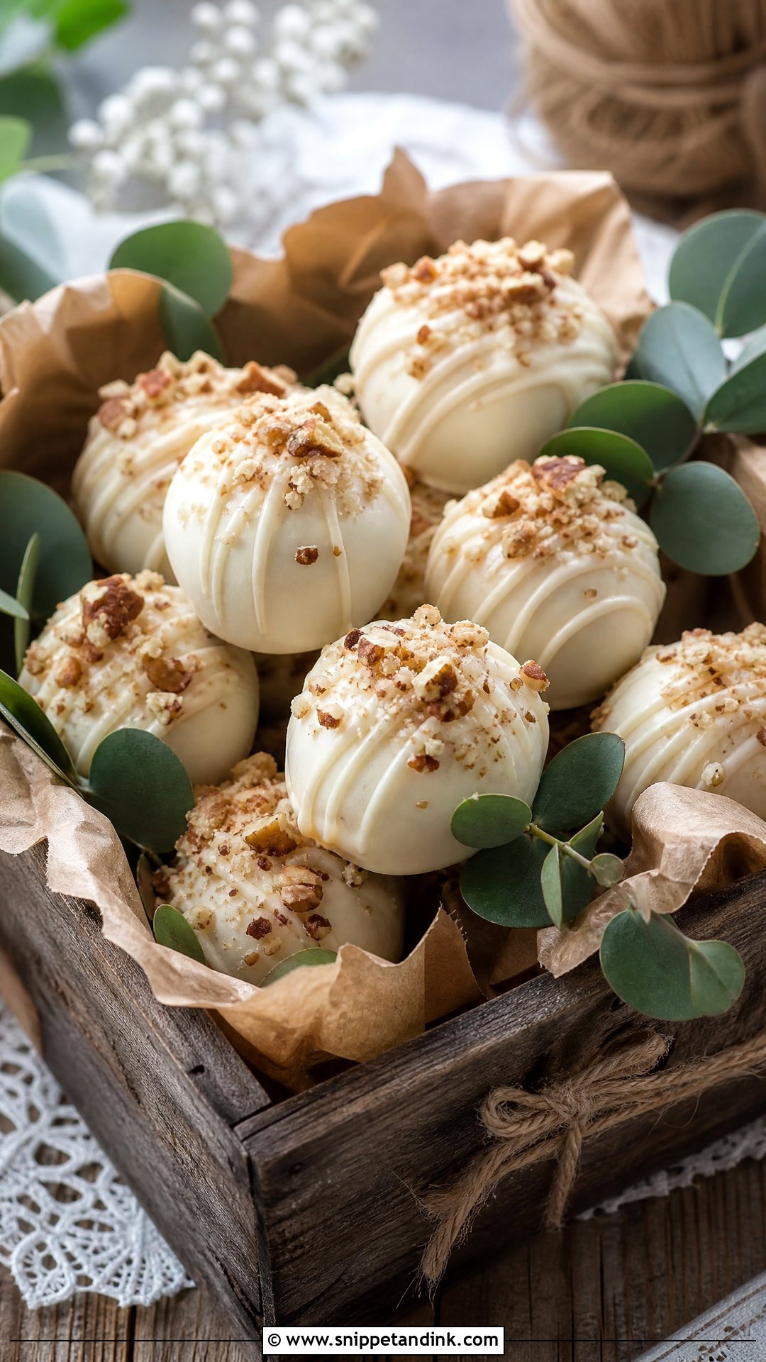 Rustic Wedding Cake Pops - Snippet and Ink - 20 Wedding Cake Pops