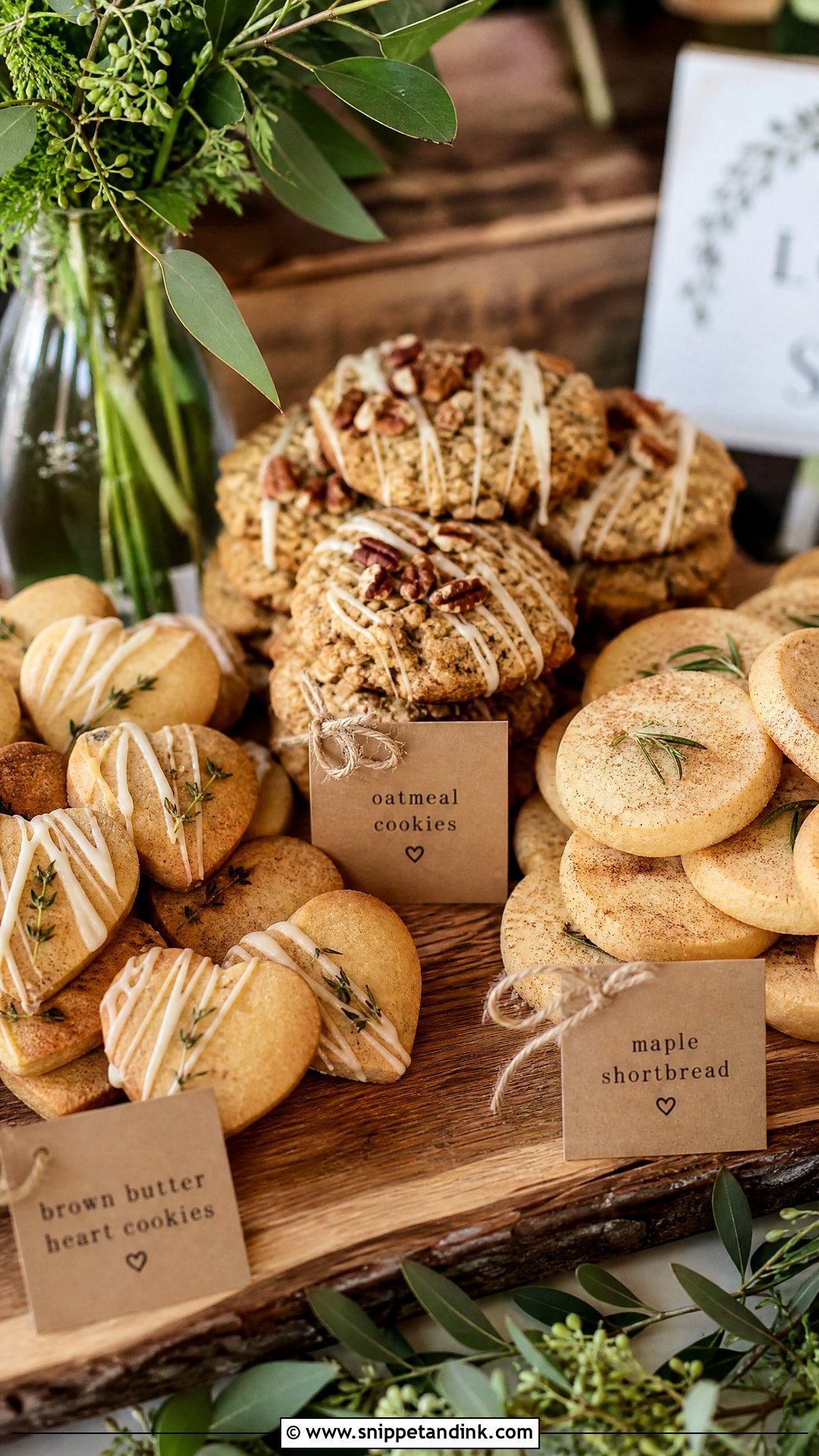 Rustic Wedding Cookies - Snippet and Ink - 20 Wedding Cookies
