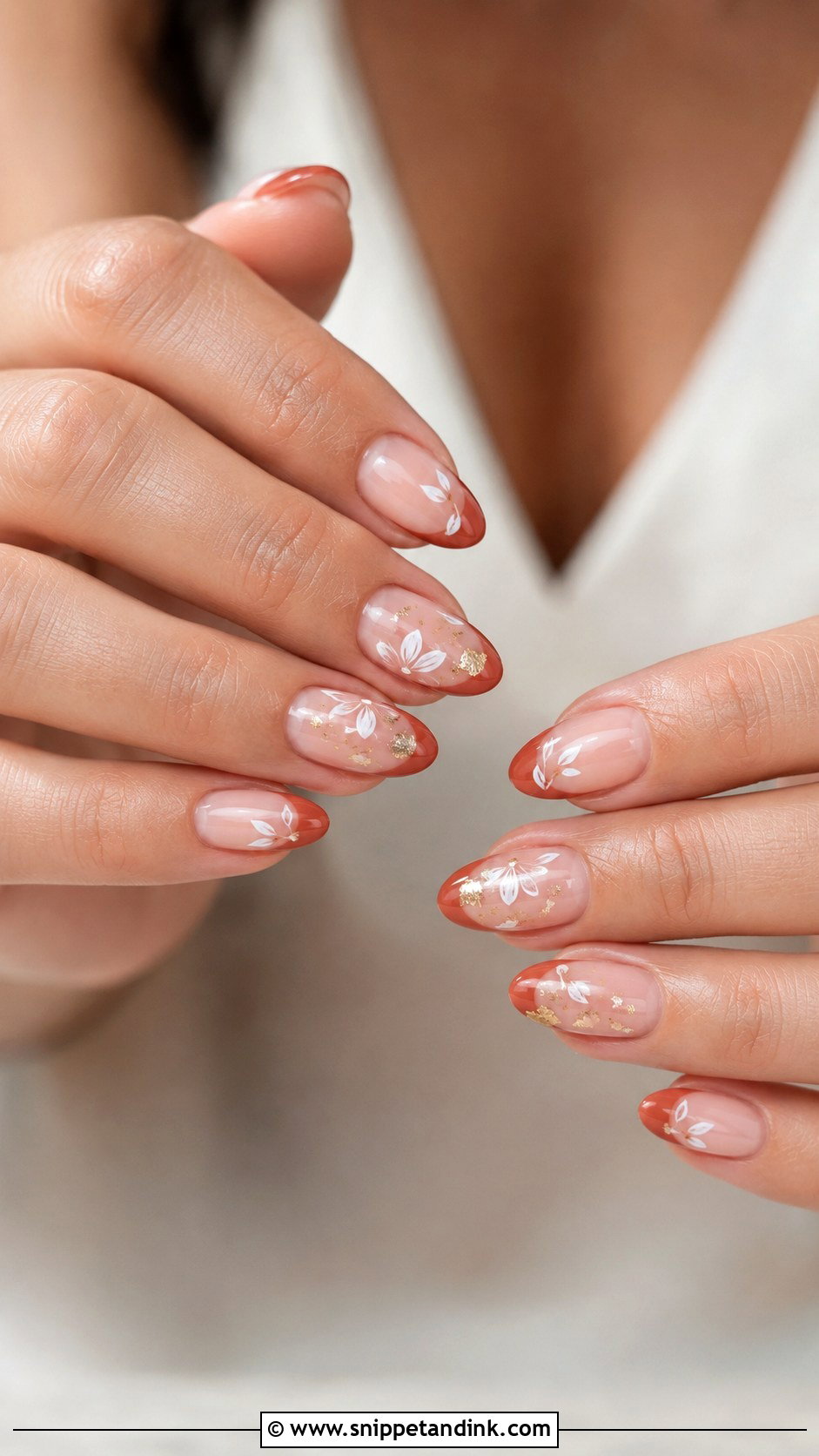 Rustic Wedding Terracotta Nails - Snippet and Ink - 20 Rustic Wedding Nails