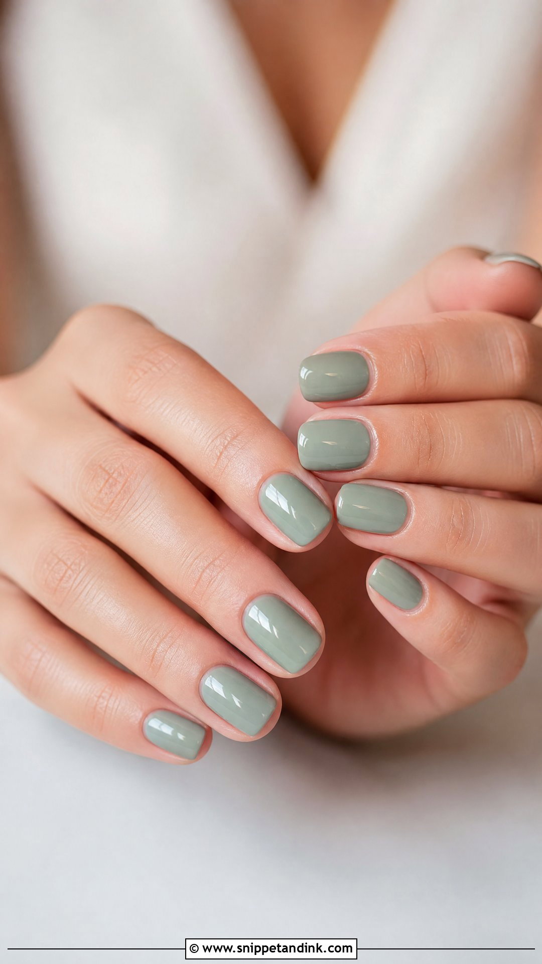Sage Green Bridal Party Nails - Snippet and Ink - 25 Bridal Party Nails