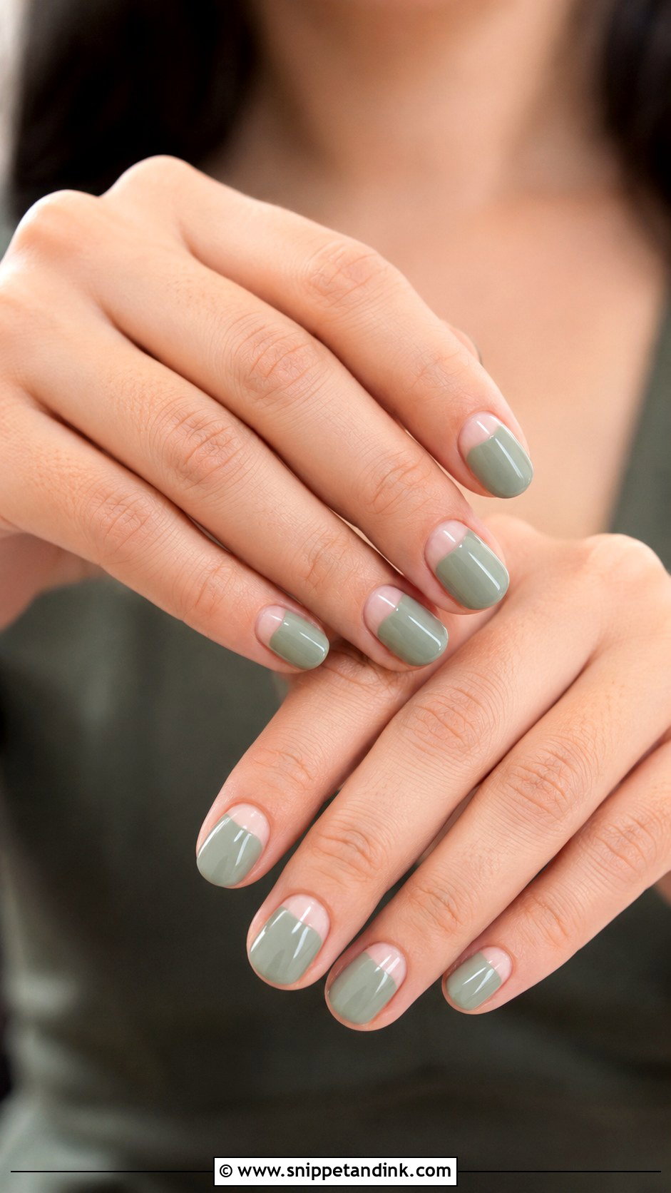Sage Green Bridesmaid Nails - Snippet and Ink - 20 Bridesmaid Nail Designs