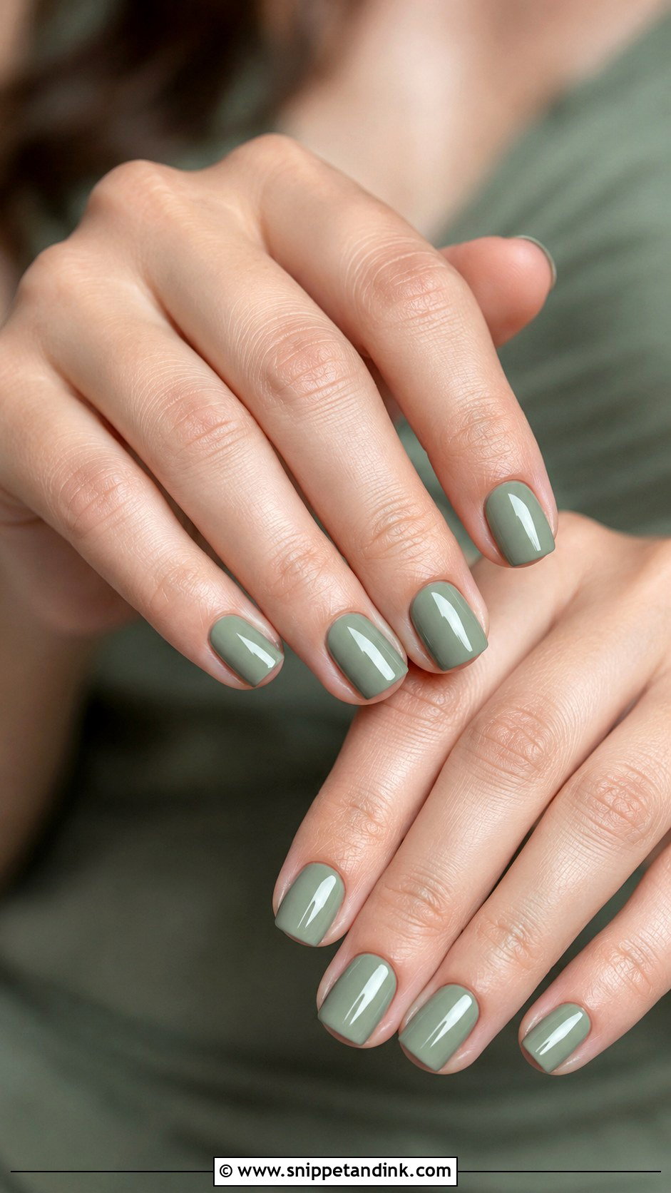 Sage Green Bridesmaid Nails - Snippet and Ink - 30 Wedding Nails for Bridesmaids