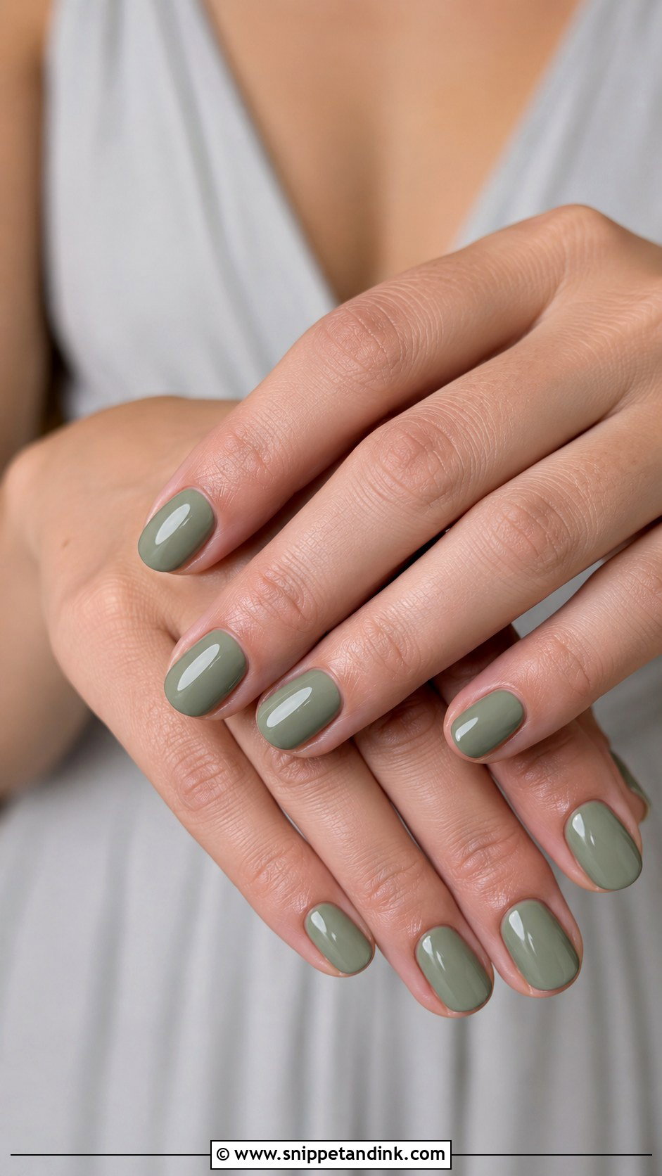 Sage Green Bridesmaids Nails - Snippet and Ink - 30 Bridesmaids Nails