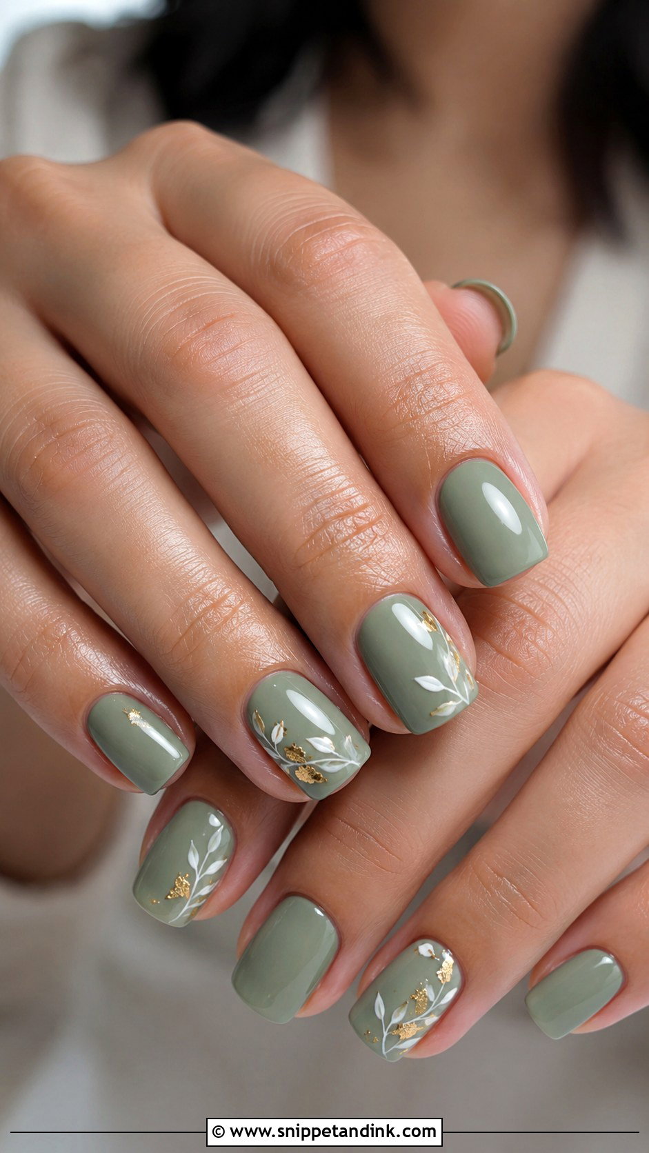 Sage Green Nails For Sister Wedding - Snippet and Ink - 20 Nails for Sisters Wedding