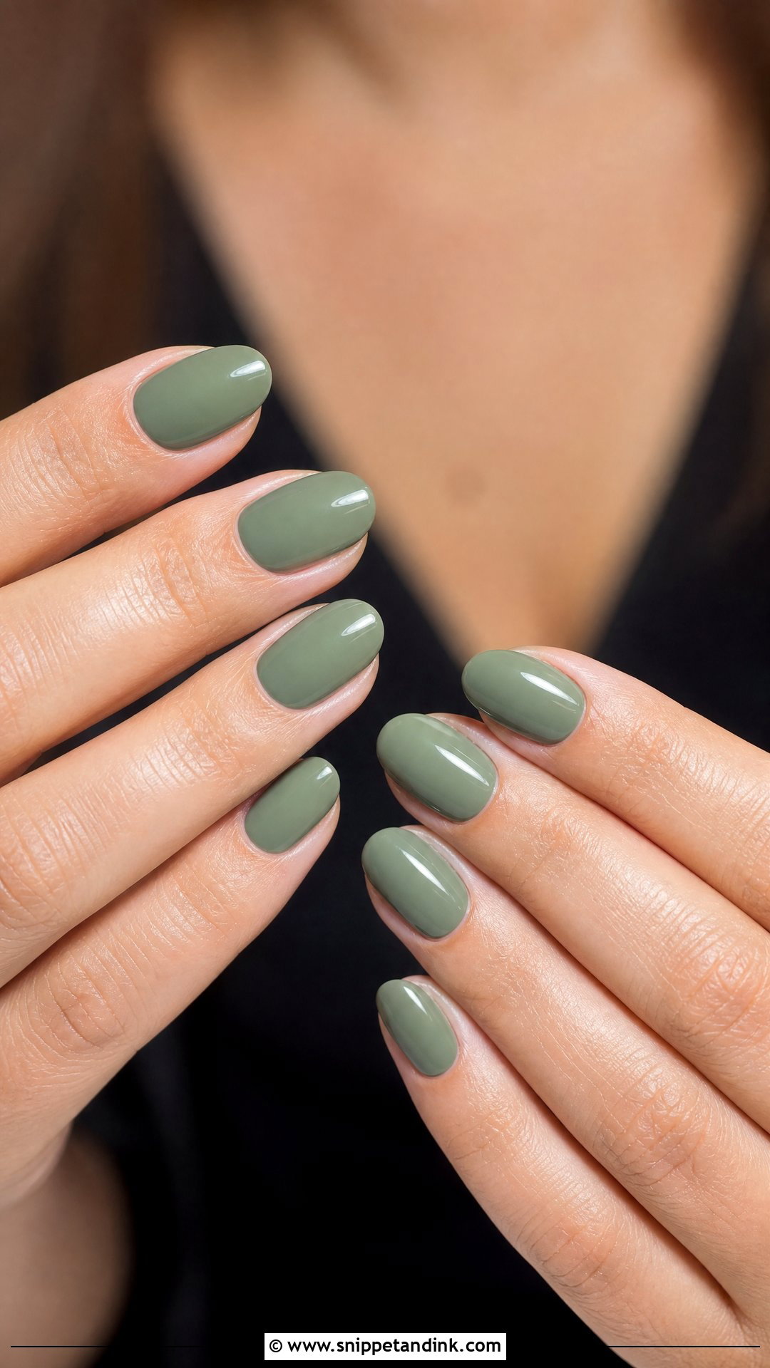 Sage Green Nails - Snippet and Ink - 25 Classy Nails for Wedding Guest