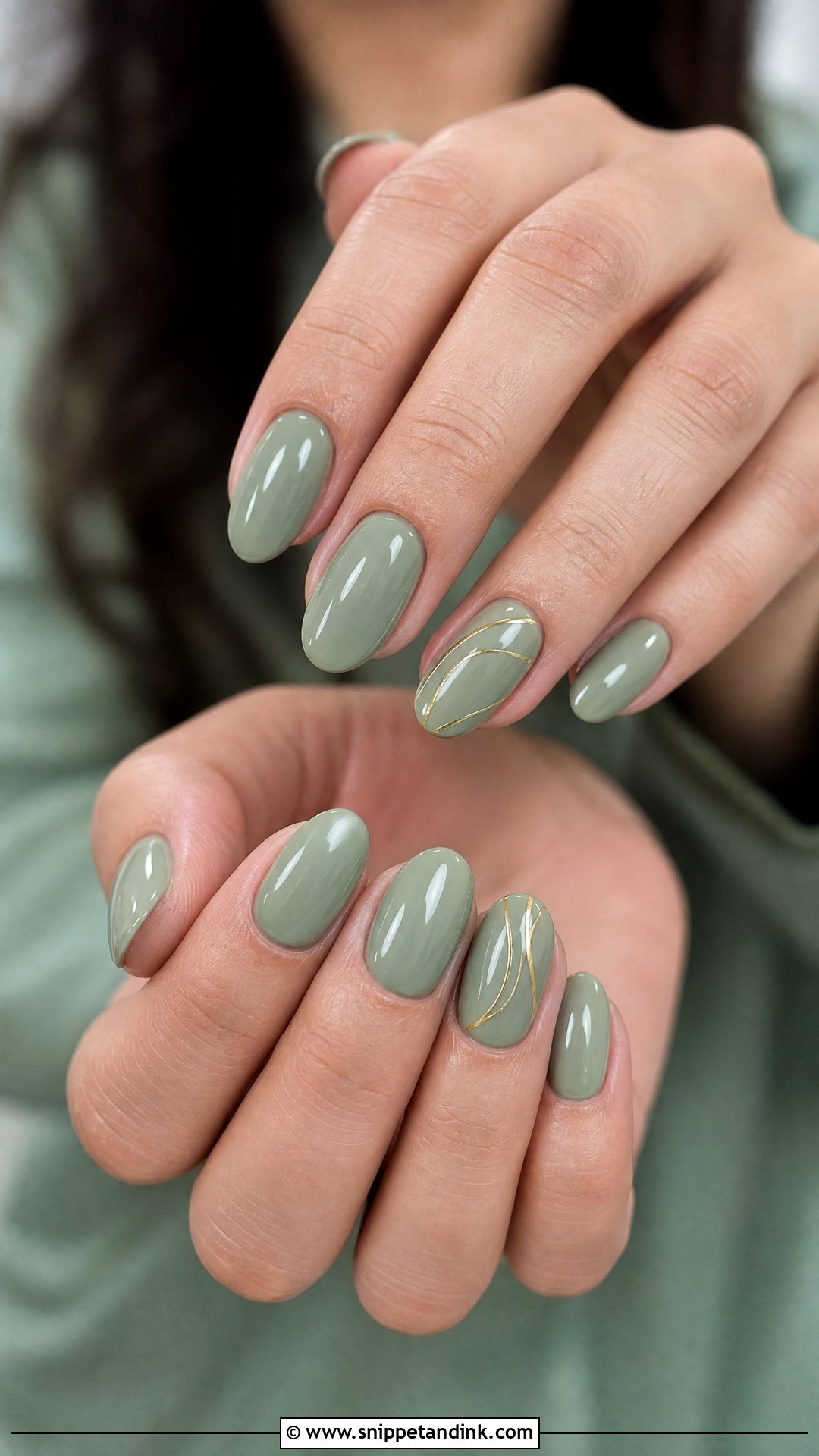 Sage Green Spring Wedding Nails - Snippet and Ink - 25 Spring Wedding Nails