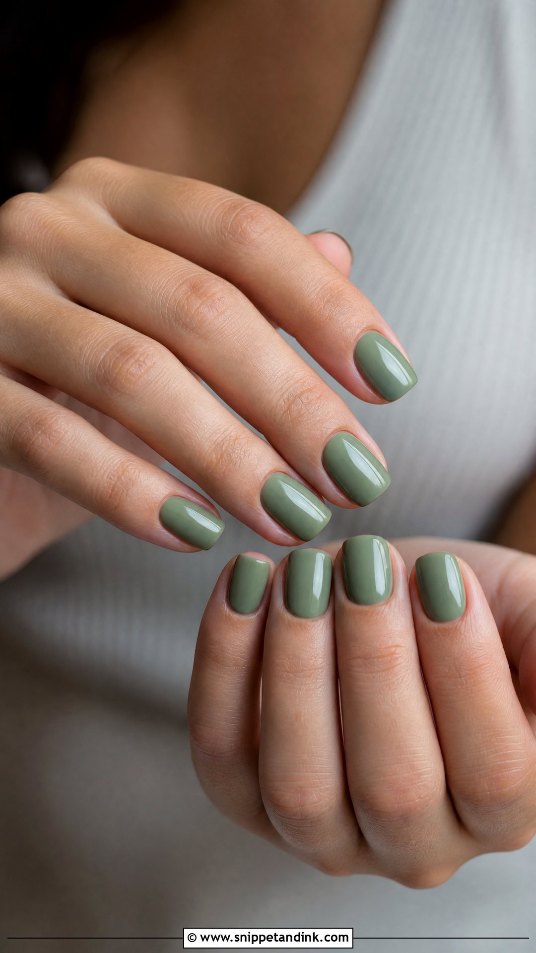 Sage Green Wedding Guest Nails - Snippet and Ink - 25 Simple Wedding Guest Nails