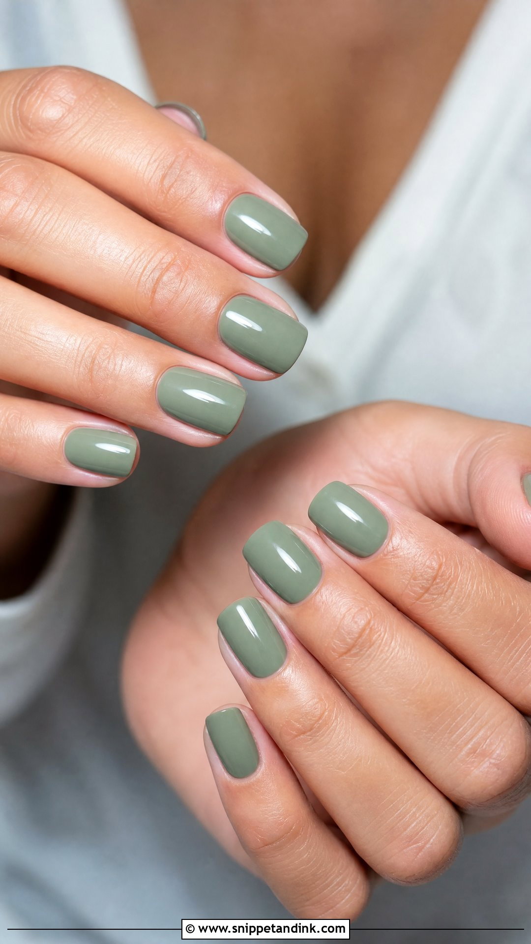 Sage Green Wedding Guest Nails - Snippet and Ink - 25 Wedding Guest Nail Ideas