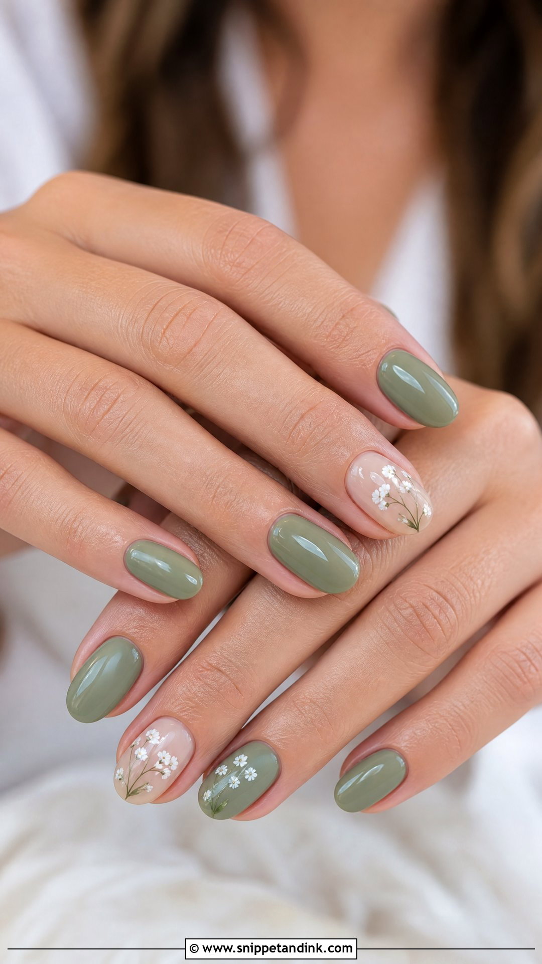 Sage Green Wedding Guest Nails - Snippet and Ink - 25 Nails for a Wedding Guest