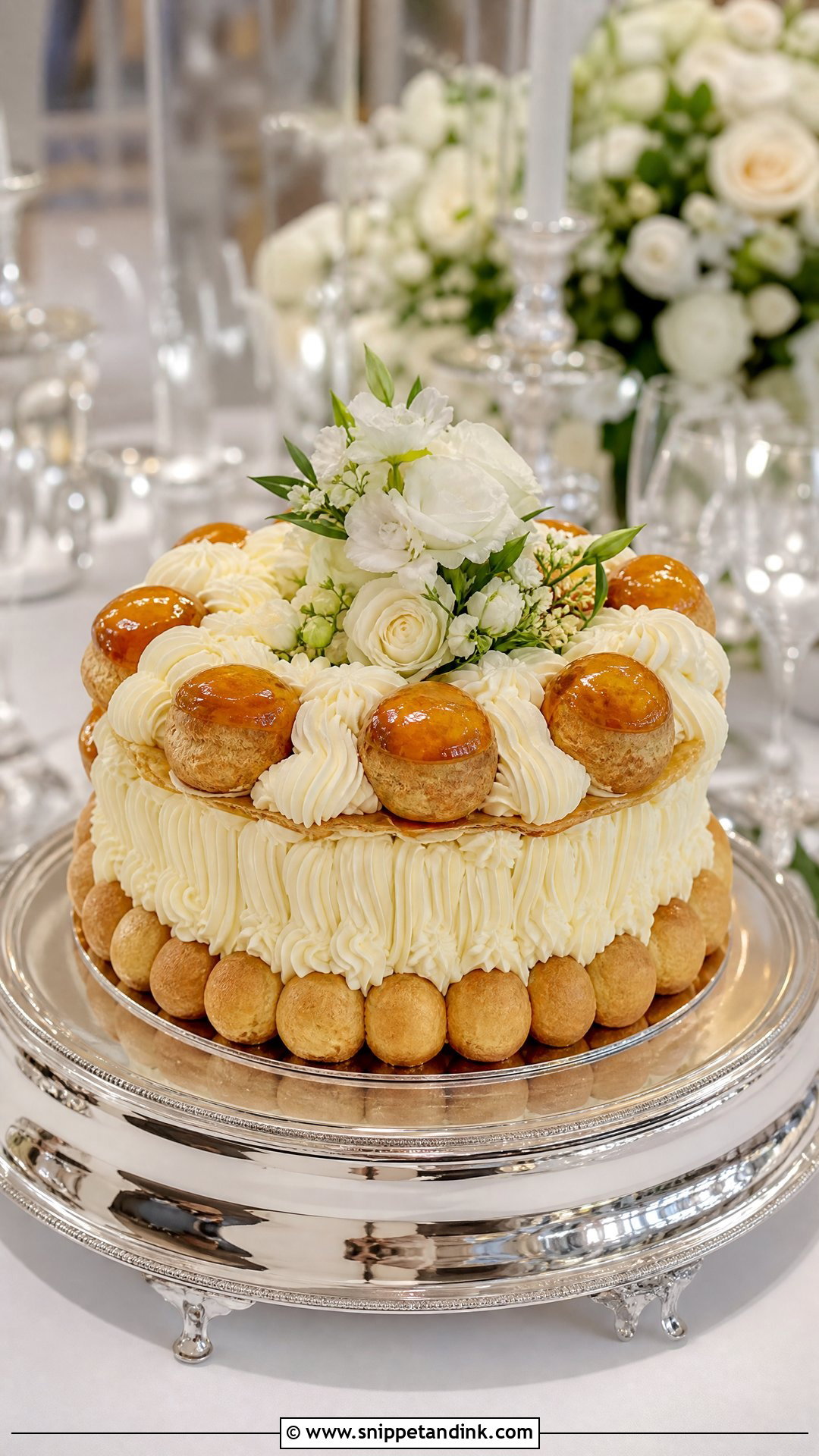 Saint Honore Wedding Cake - Snippet and Ink - 25 Italian Wedding Cakes