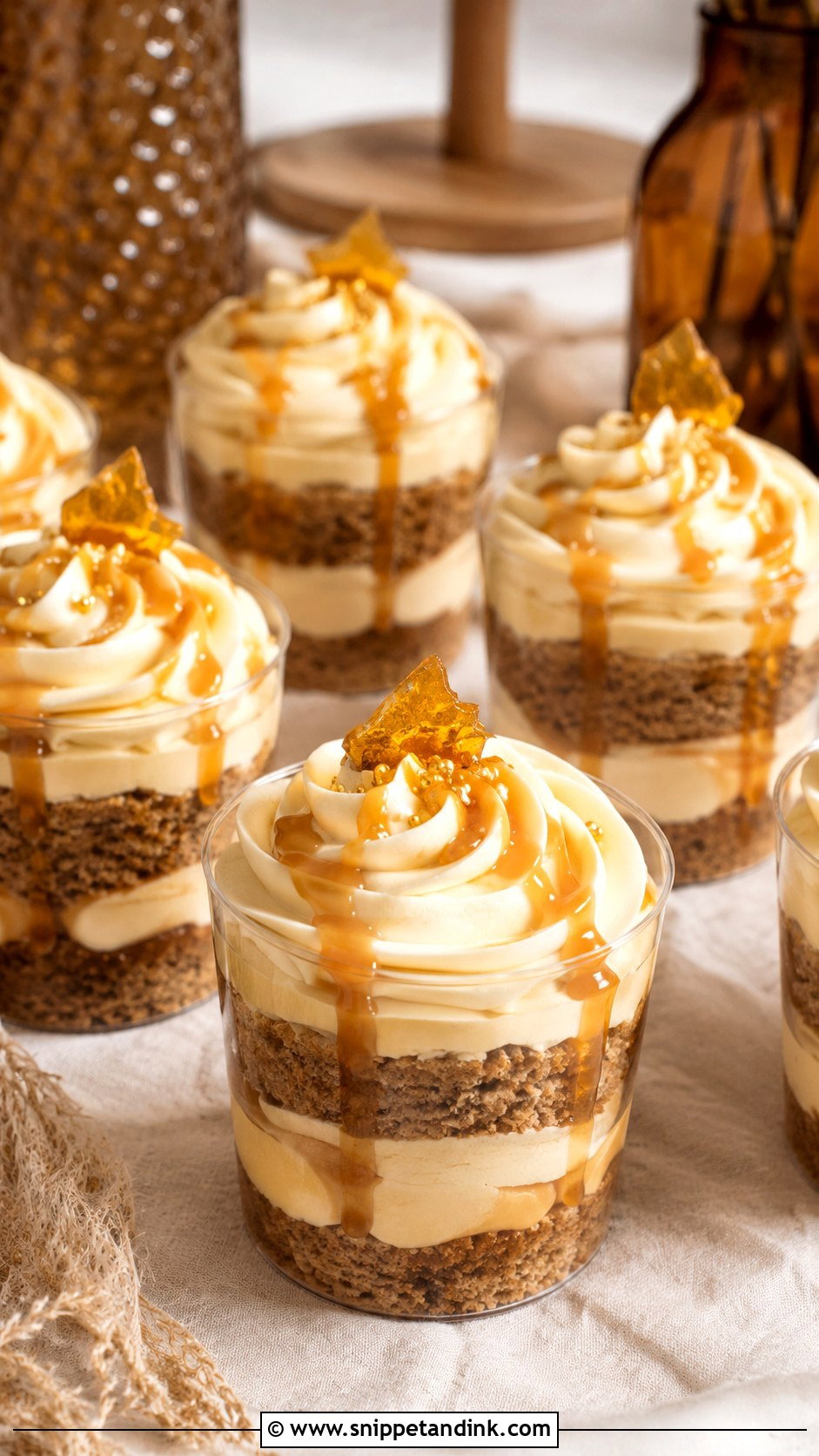 Salted Caramel Wedding Cake Cups - Snippet and Ink - 20 Cake Cups Ideas for Wedding