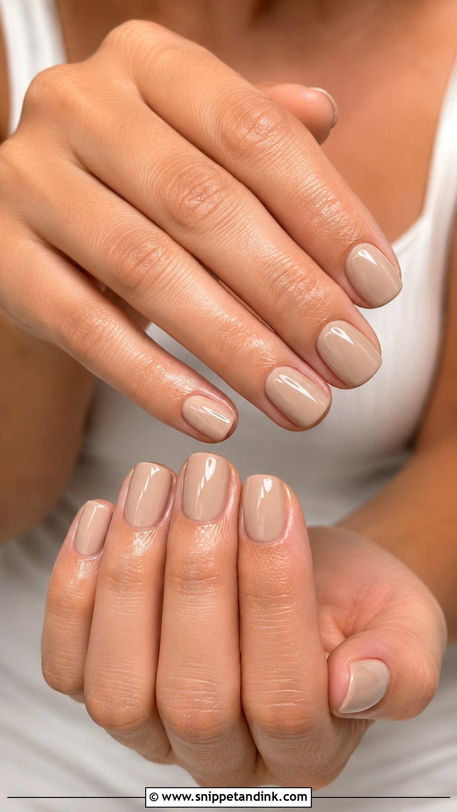 Sandy Beige Beach Wedding Nails - Snippet and Ink - 20 Beach Wedding Nails for Guest