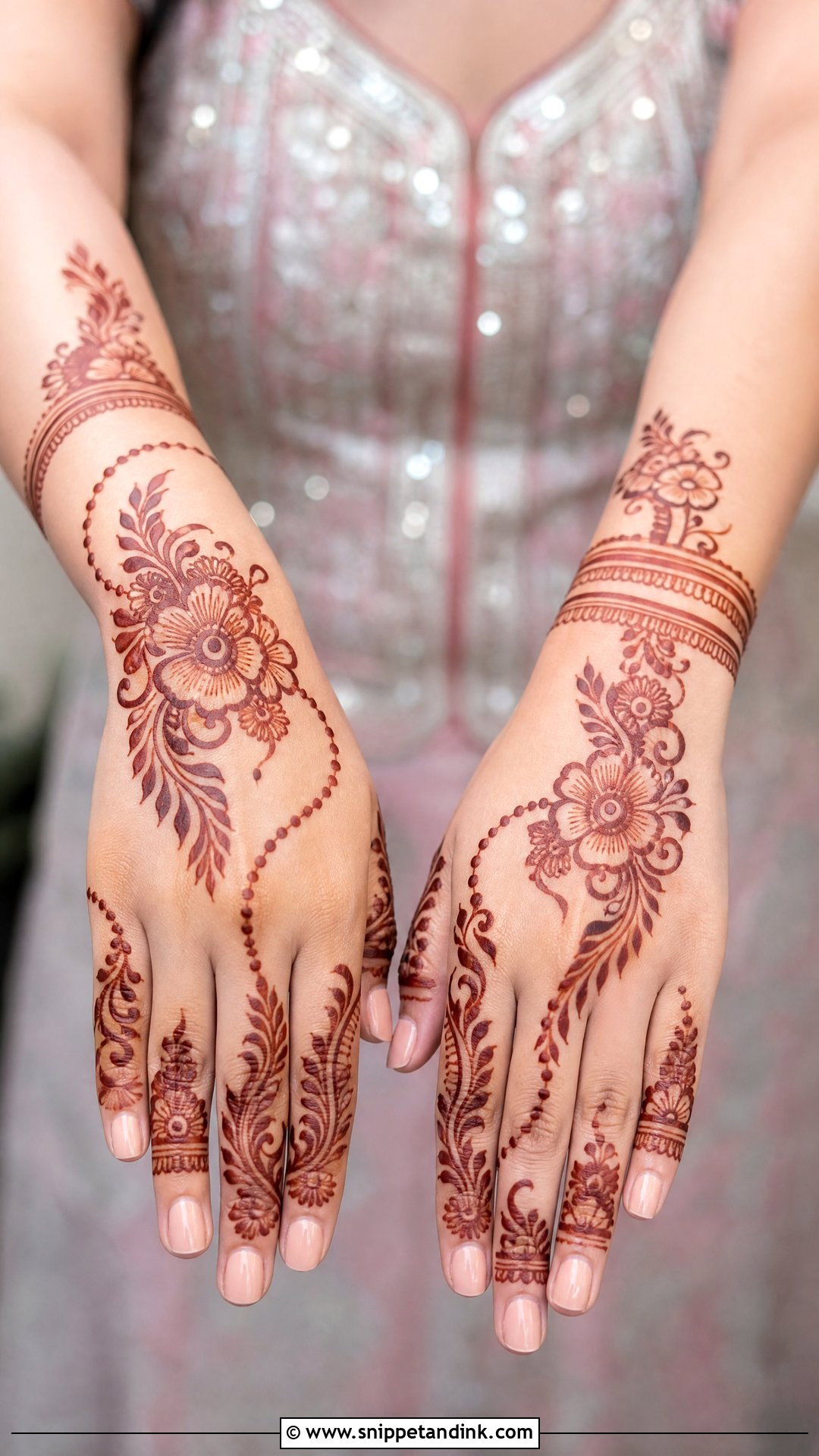 Sangeet Bridesmaid Mehndi Design - Snippet and Ink - 25 Mehendi Look for Bridesmaid Ideas