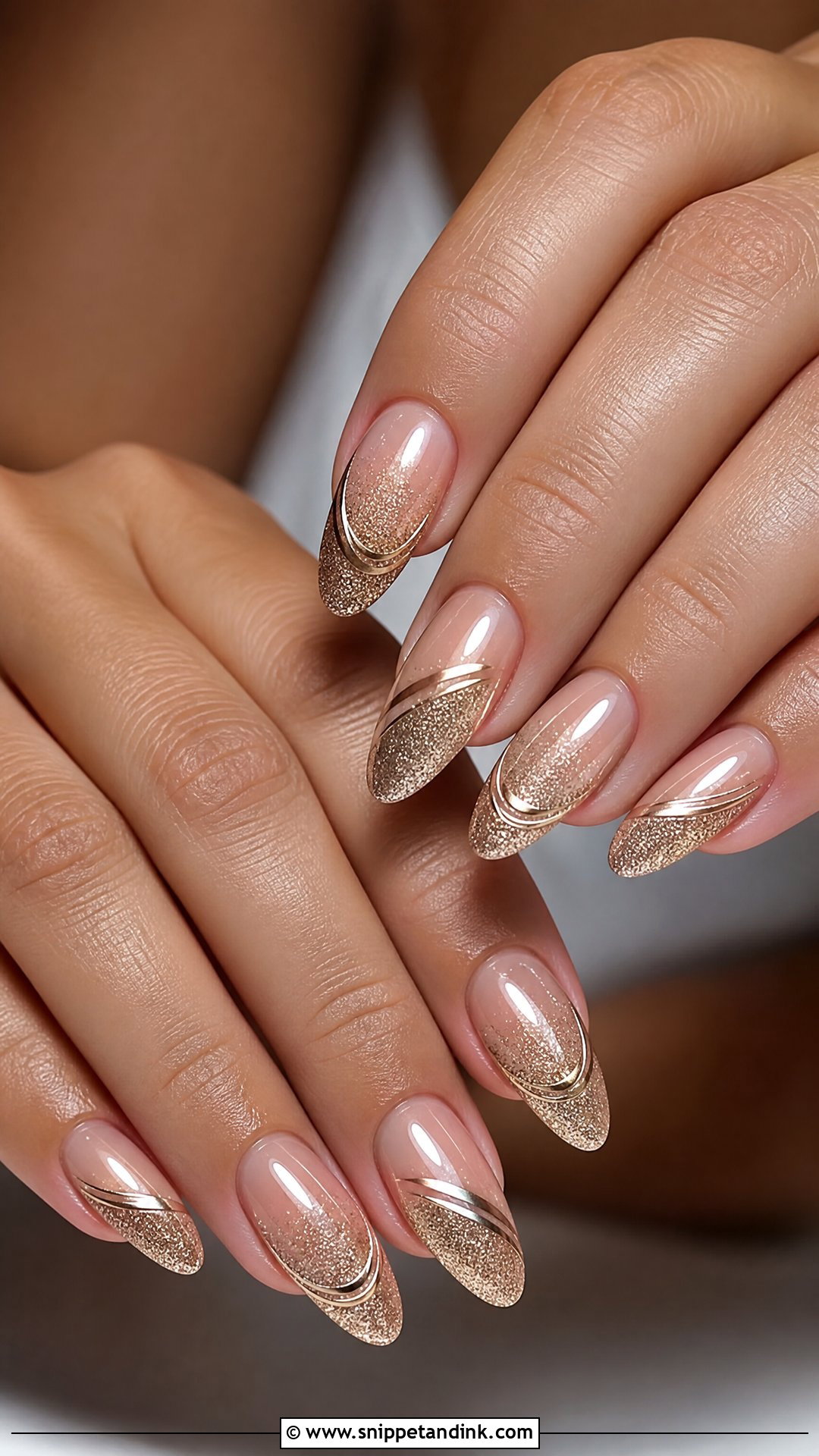 Sangeet Glitter Nails - Snippet and Ink - 25 Indian Wedding Nail Art Designs