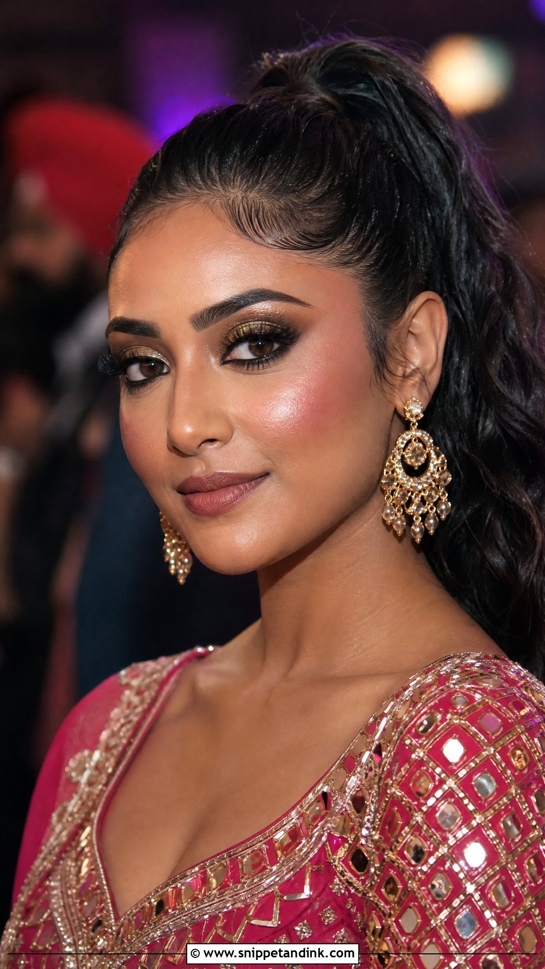Sangeet Indian Wedding Guest Makeup - Snippet and Ink - 20 Makeup for Indian Wedding Guest Ideas