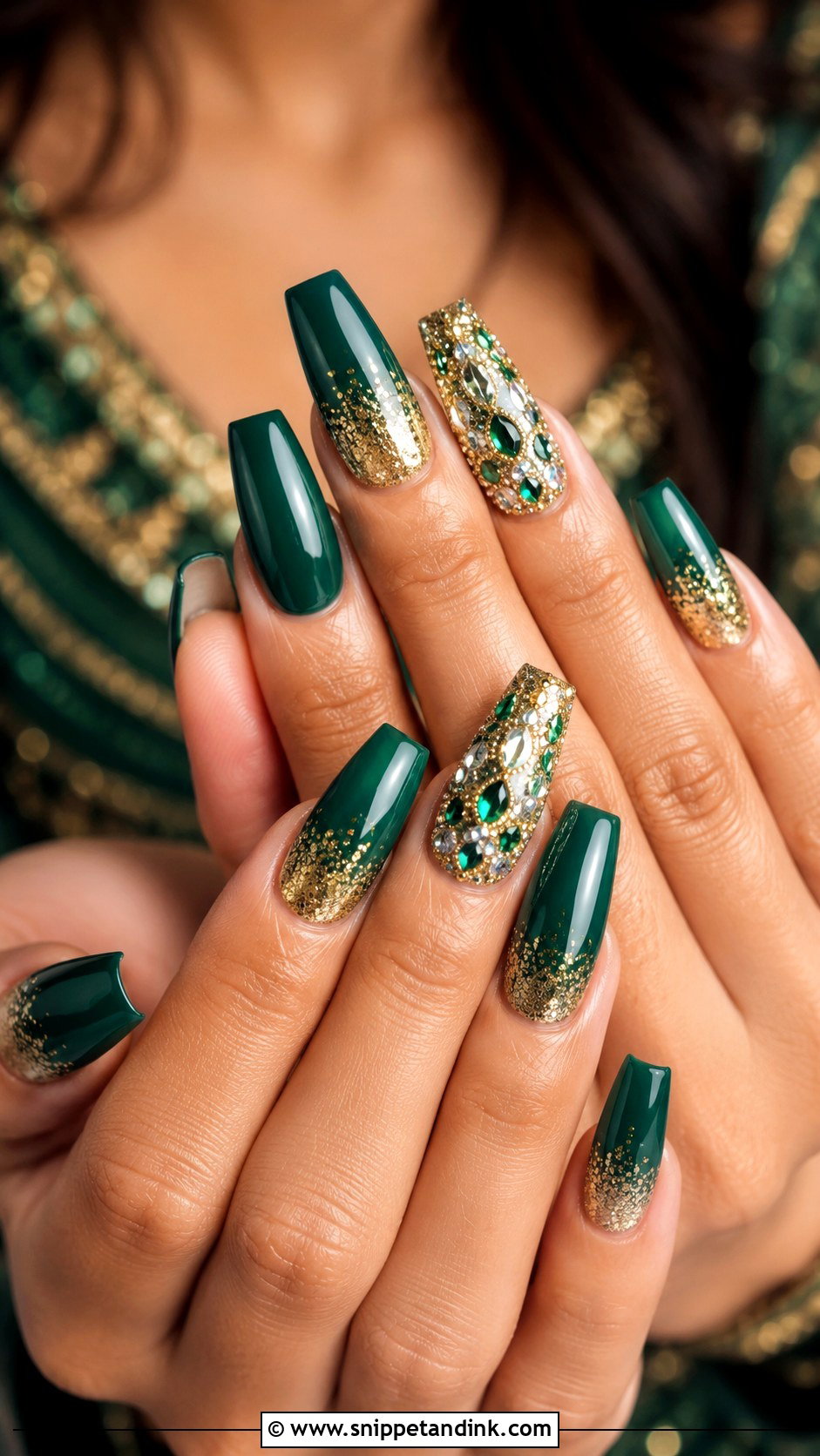 Sangeet Indian Wedding Nails - Snippet and Ink - 30 Indian Wedding Nails