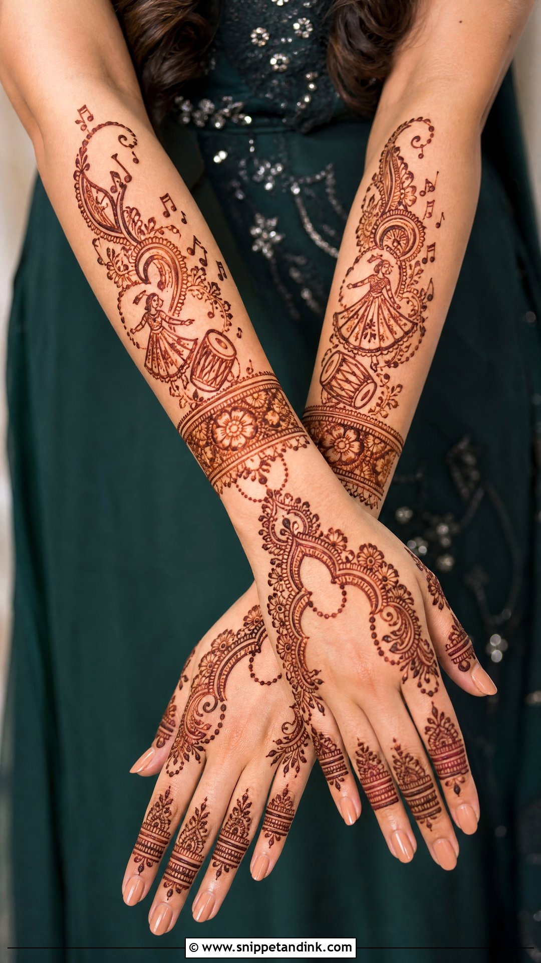 Sangeet Mehndi Design For Wedding - Snippet and Ink - 20 Mehndi Designs for Wedding Function