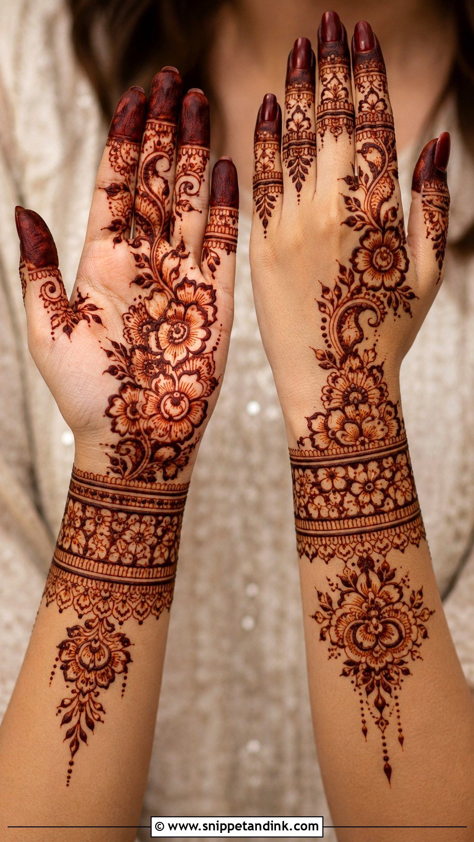 Sangeet Mehndi Design - Snippet and Ink - 35 Wedding Mehndi Designs