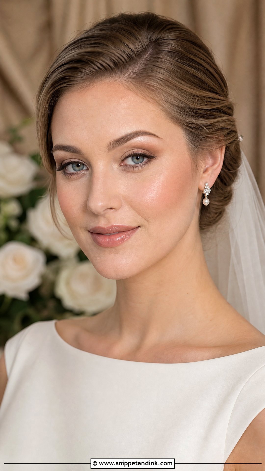 Satin Skin Bridal Makeup - Snippet and Ink - 25 Natural Glowy Bridal Makeup Ideas