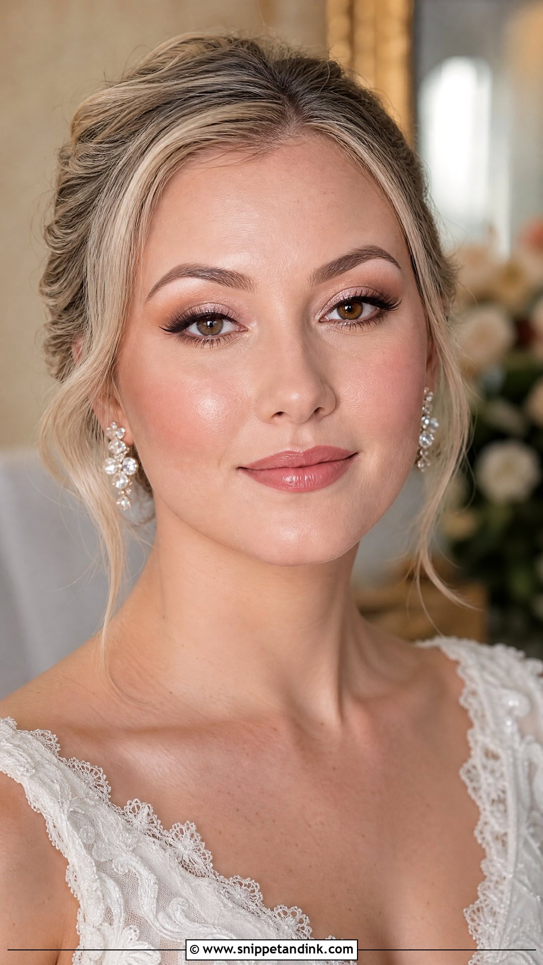 Satin Skin Bridal Makeup For Brown Eyes - Snippet and Ink - 35 Elegant Bridal Makeup for Brown Eyes