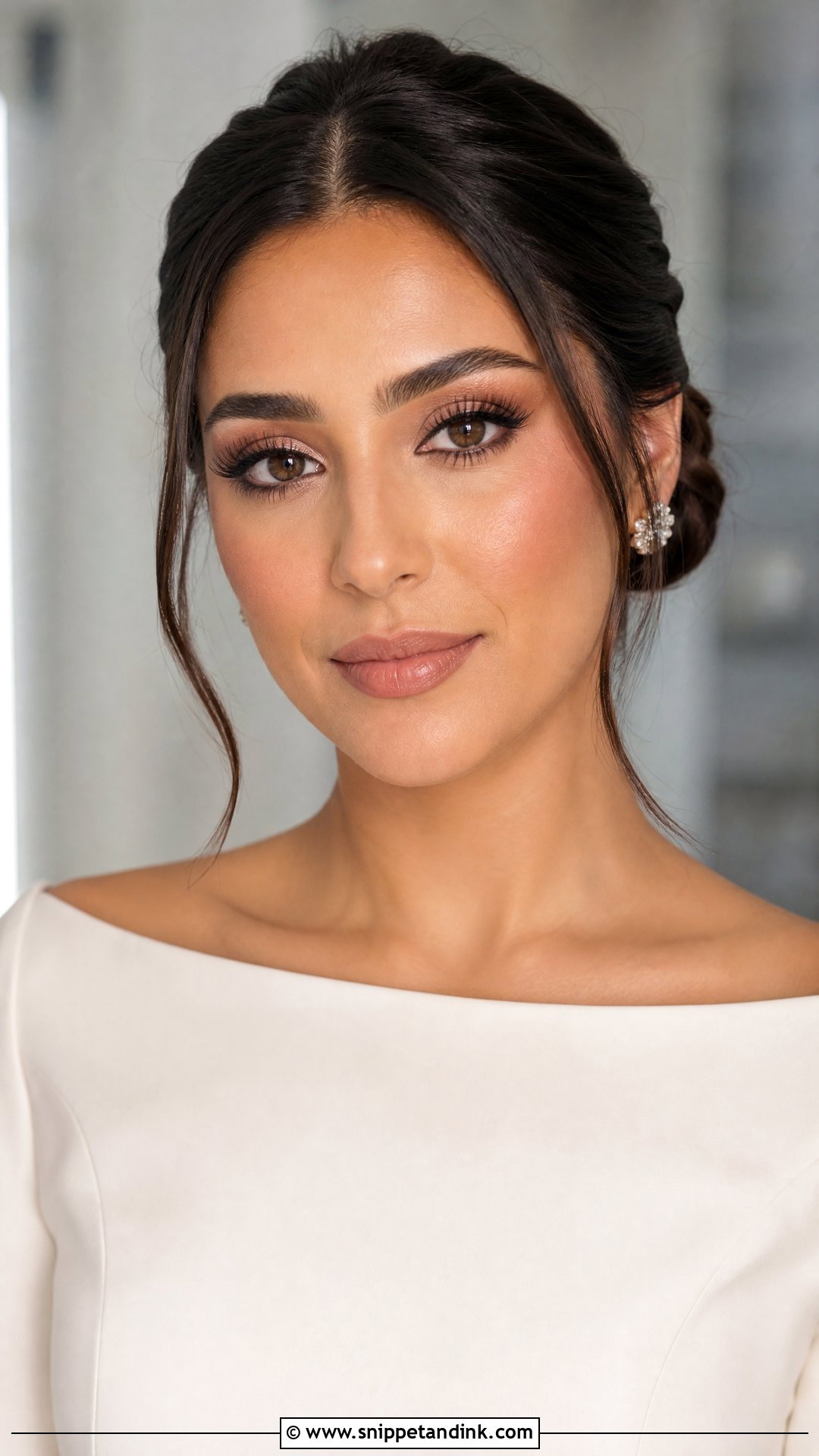 Satin Skin Bridal Makeup For Brown Eyes - Snippet and Ink - 30 Soft Glam Bridal Makeup for Brown Eyes