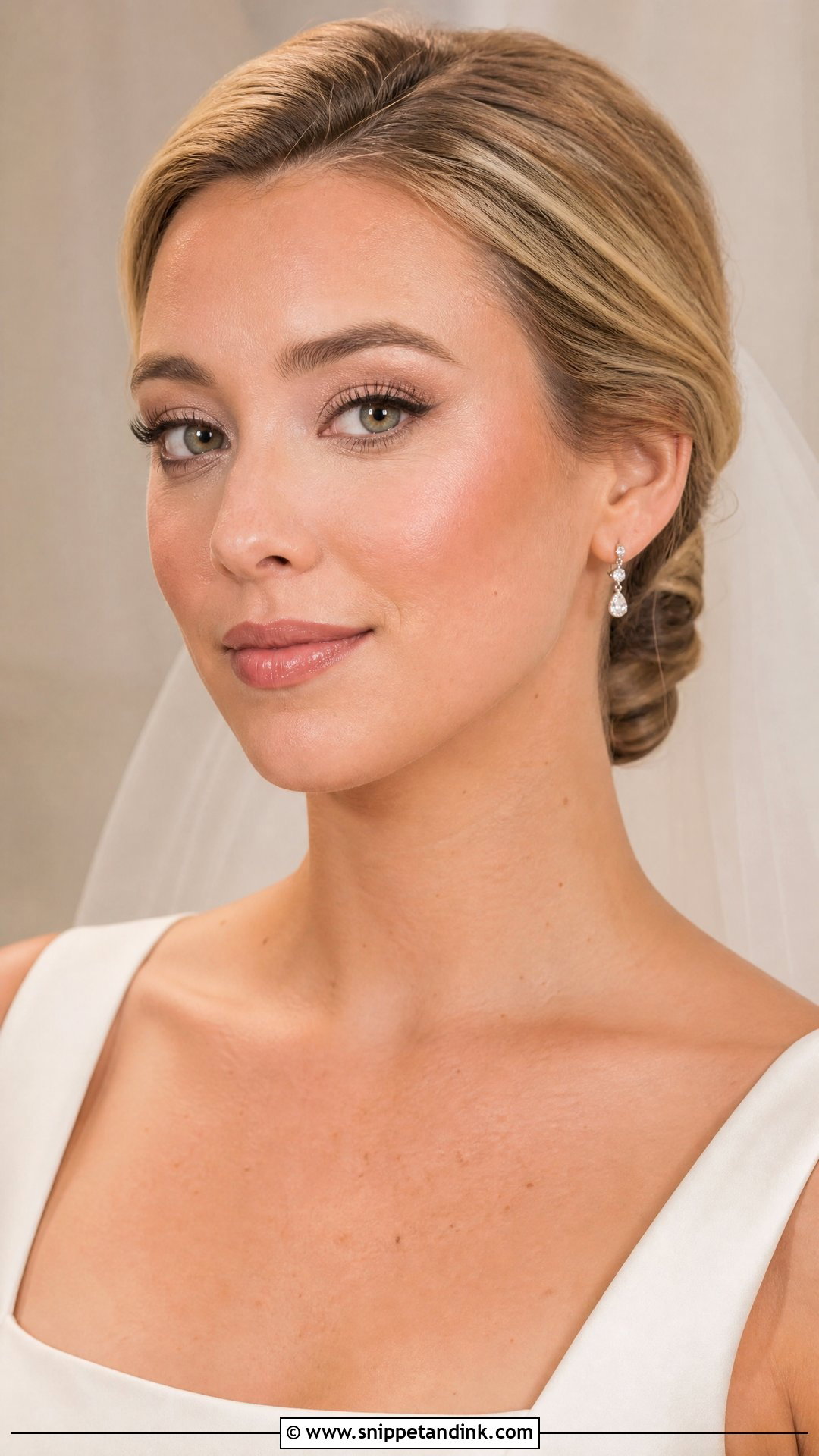 Satin Skin Bridal Makeup - Snippet and Ink - 20 Minimalist Bridal Makeup Ideas