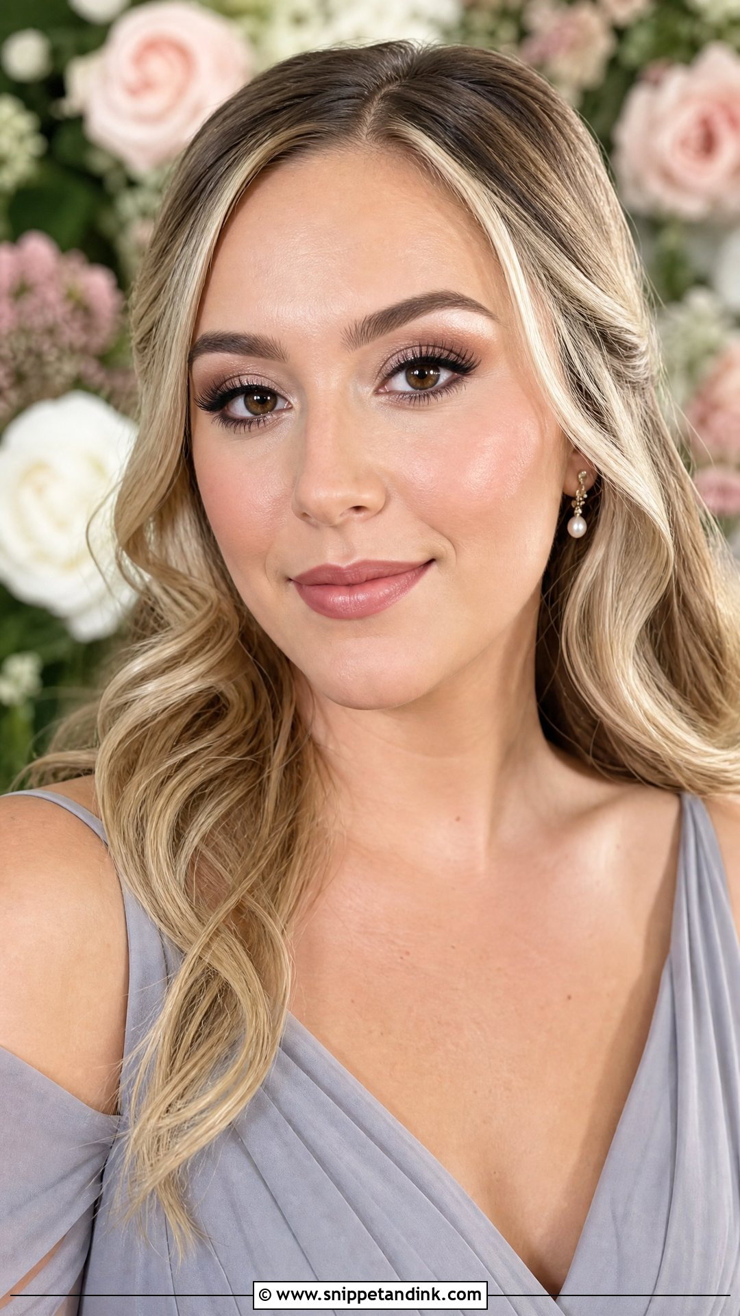 Satin Skin Bridesmaid Makeup For Brown Eyes - Snippet and Ink - 35 Bridesmaid Makeup for Brown Eyes