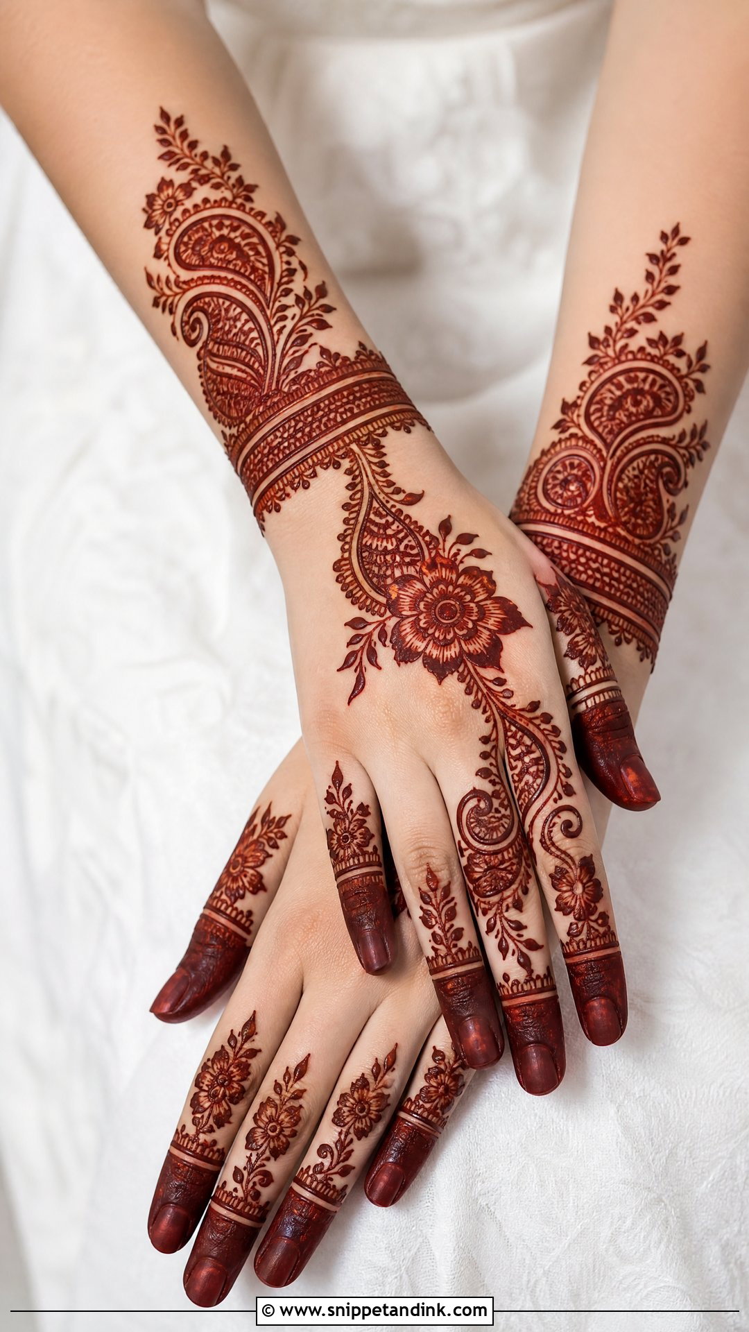 Saudi Khaleeji Bridal Henna - Snippet and Ink - 20 Khaleeji Bridal Henna Ideas