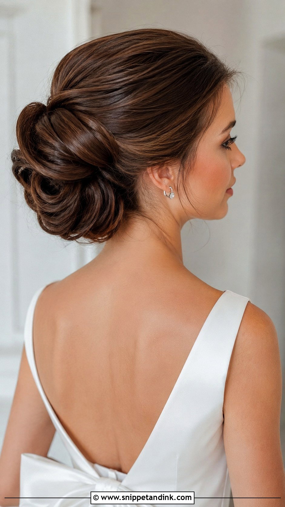 Sculpted Chignon Wedding Updo - Snippet and Ink - 20 Elegant Wedding Updo Ideas