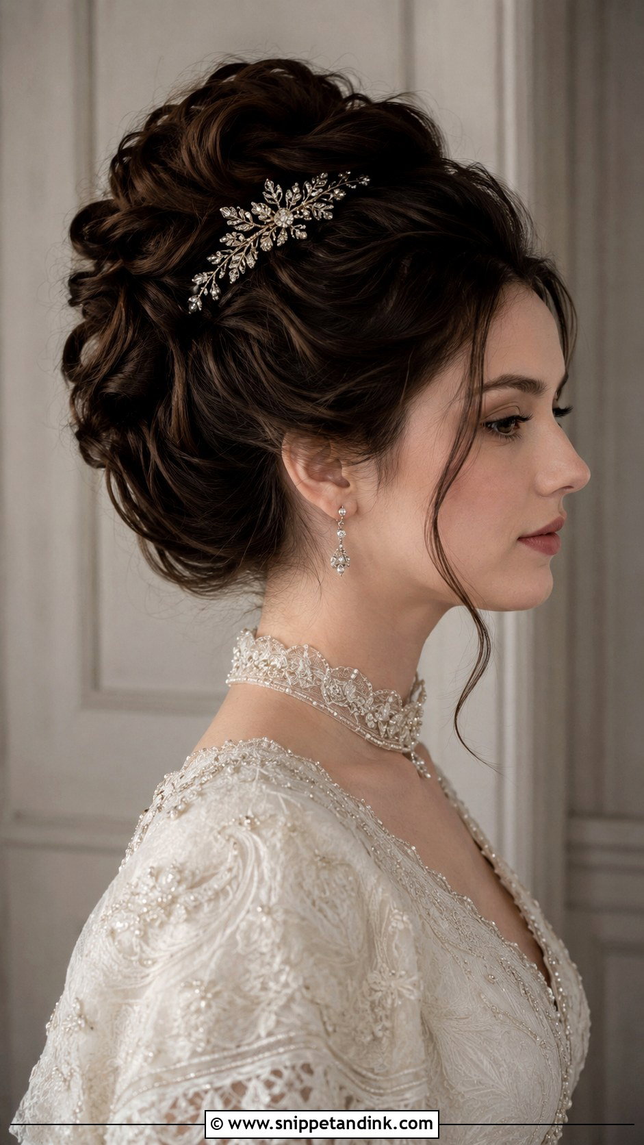 Sculpted Updo With Volume - Snippet and Ink - 25 Fairytale Wedding Hair Ideas