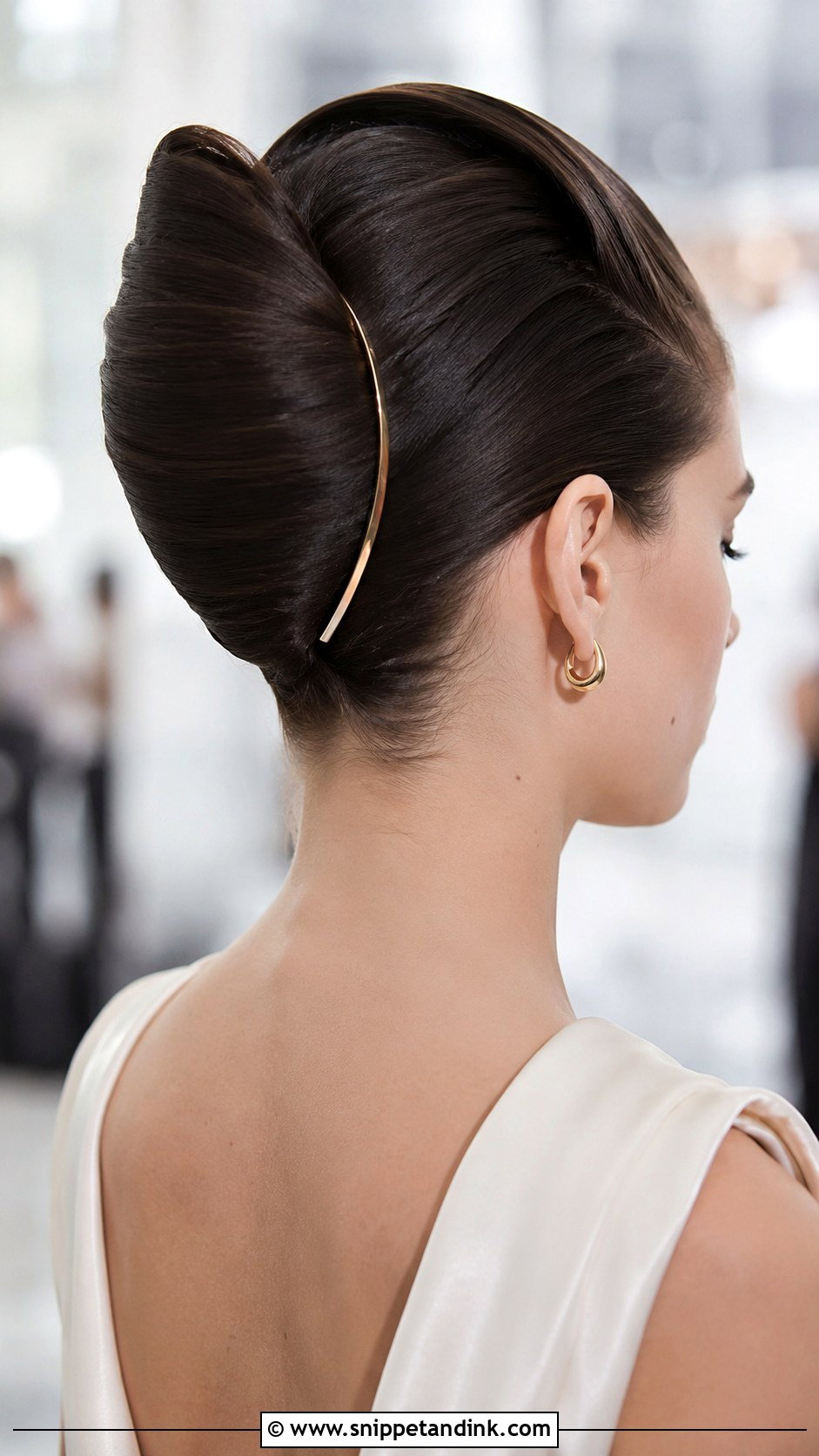Sculpted Updo - Snippet and Ink - 30 Wedding Guest Updo Ideas