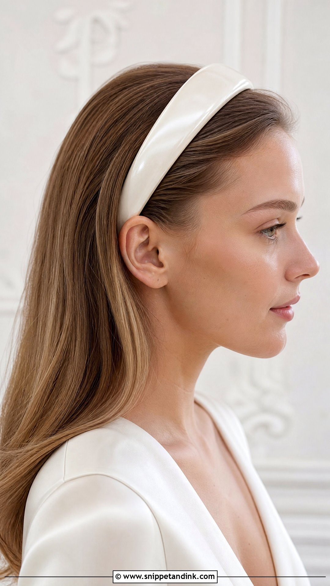 Sculptural Bridal Hair Band - Snippet and Ink - 20 Bridal Hair Band Ideas