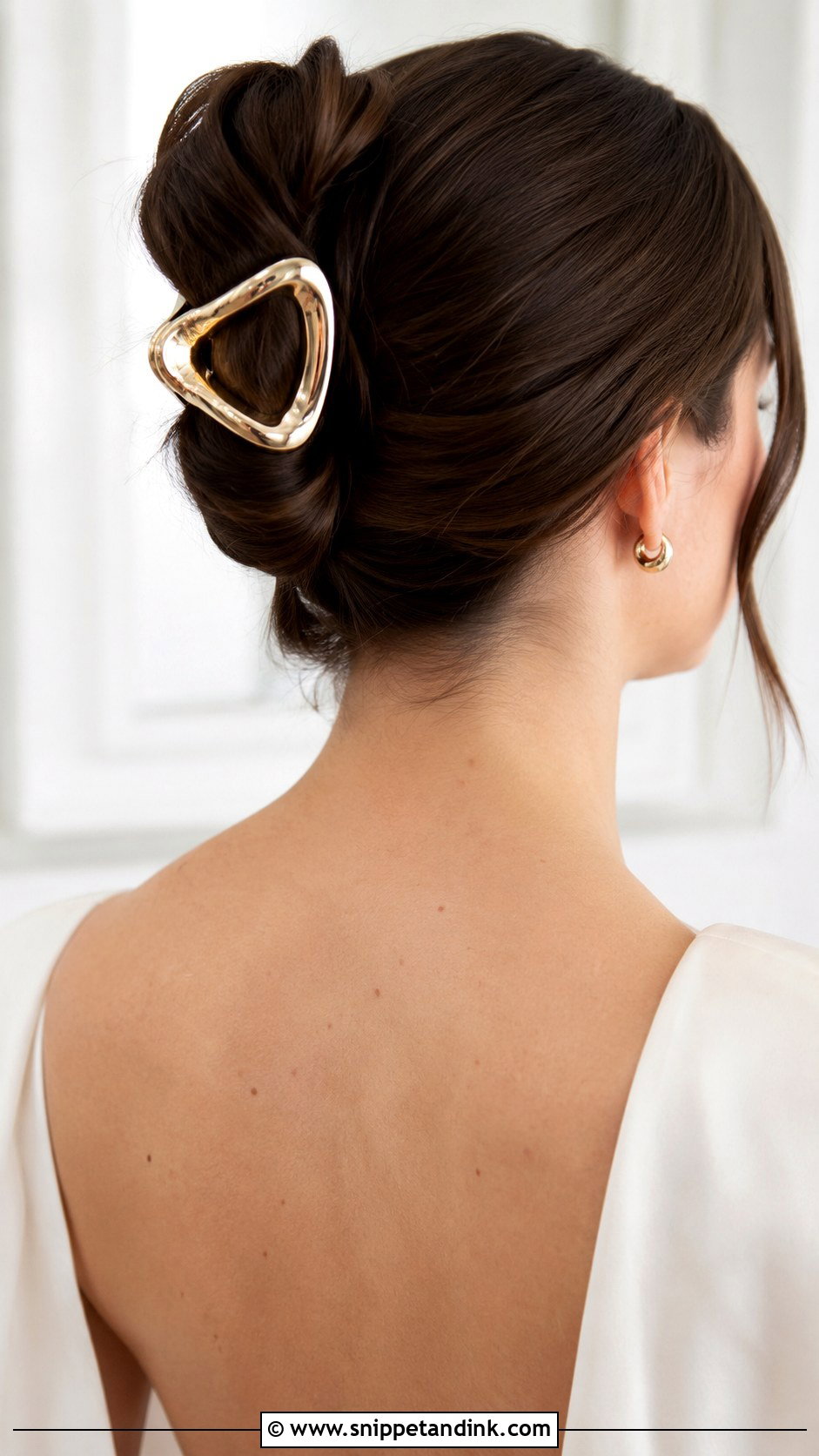 Sculptural Hair Clip - Snippet and Ink - 30 Bridal Hair Accessories