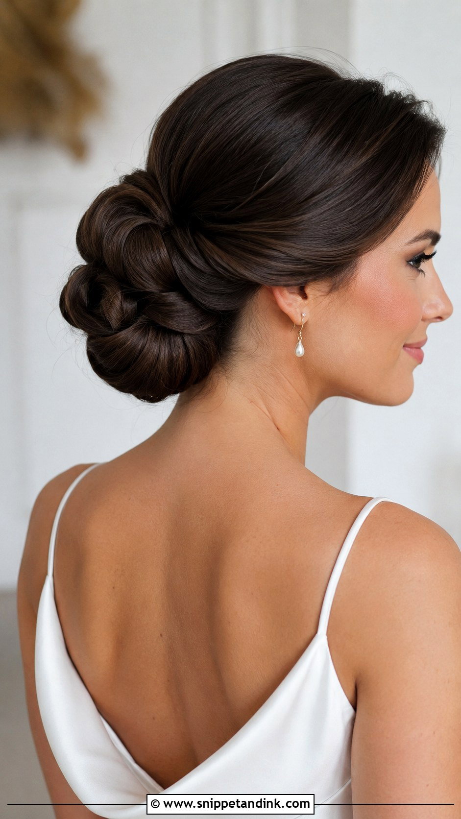 Sculptural Knot Updo Wedding Look - Snippet and Ink - 20 Wedding Updo Tutorial Ideas
