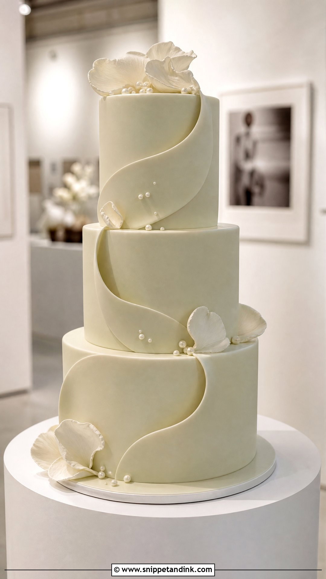 Sculptural Wedding Cake - Snippet and Ink - 25 Unique Wedding Cakes