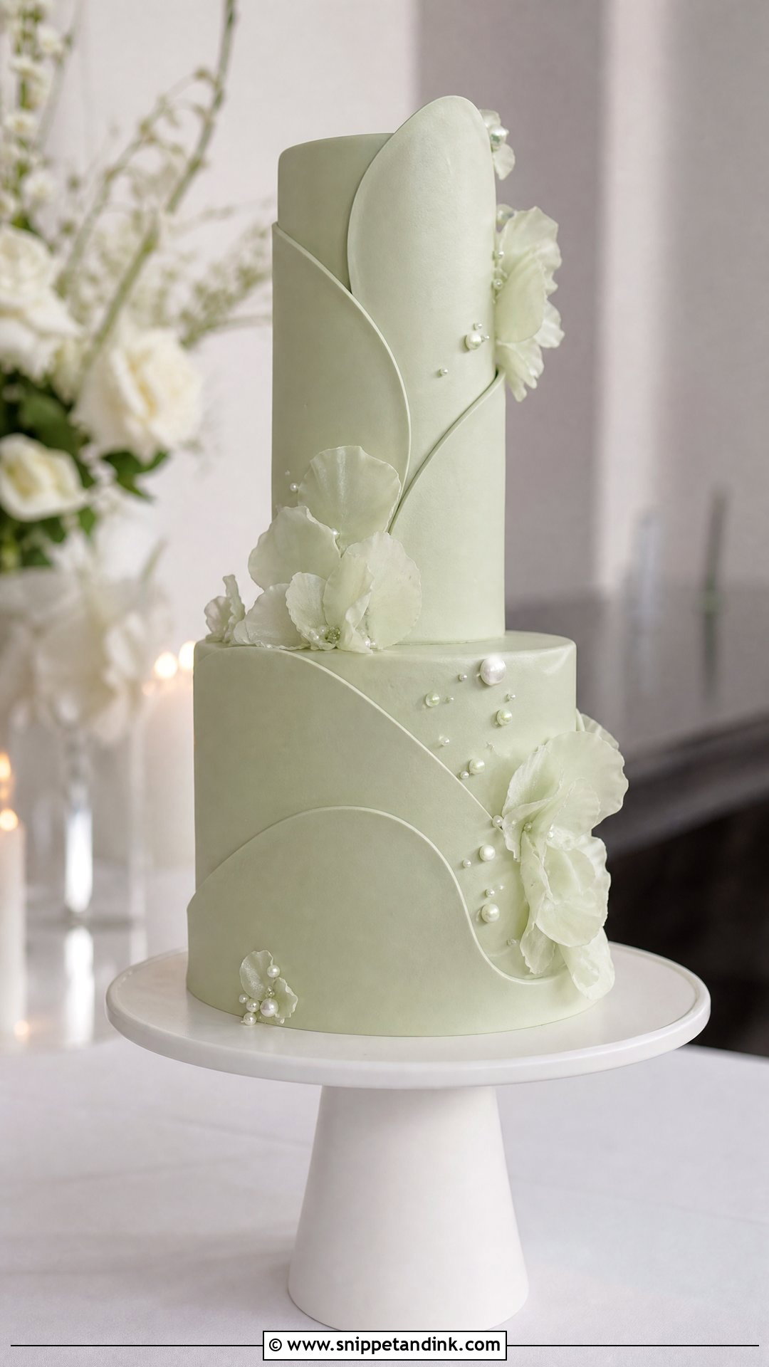 Sculptural Wedding Cake - Snippet and Ink - 20 Trendy Wedding Cake Ideas