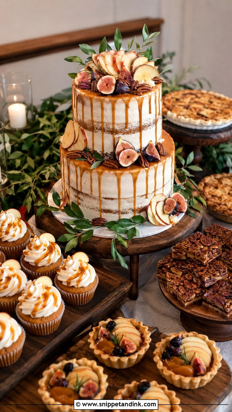 Seasonal Wedding Dessert Table - Snippet and Ink - 20 Assorted Wedding Dessert Table Ideas