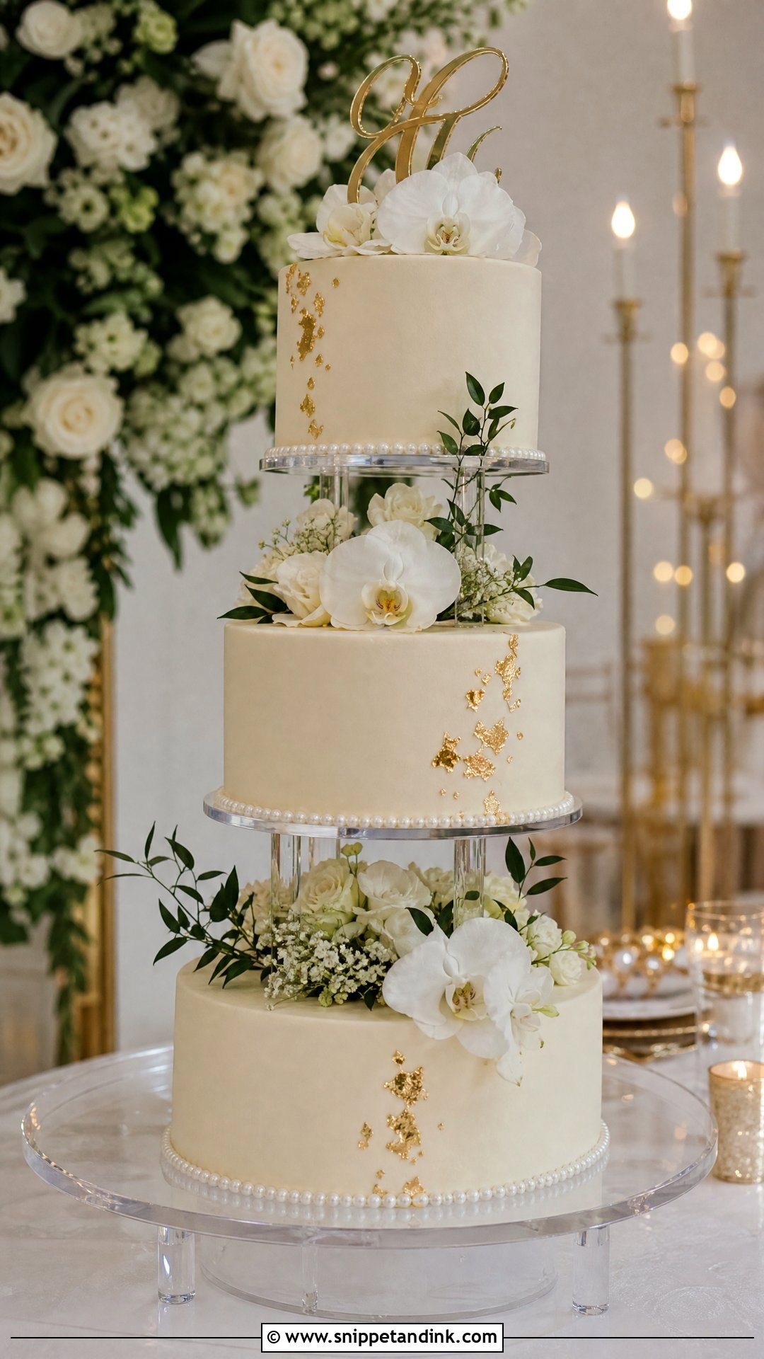 Separated Tier Wedding Cake - Snippet and Ink - 20 Tier Cake Designs for Wedding