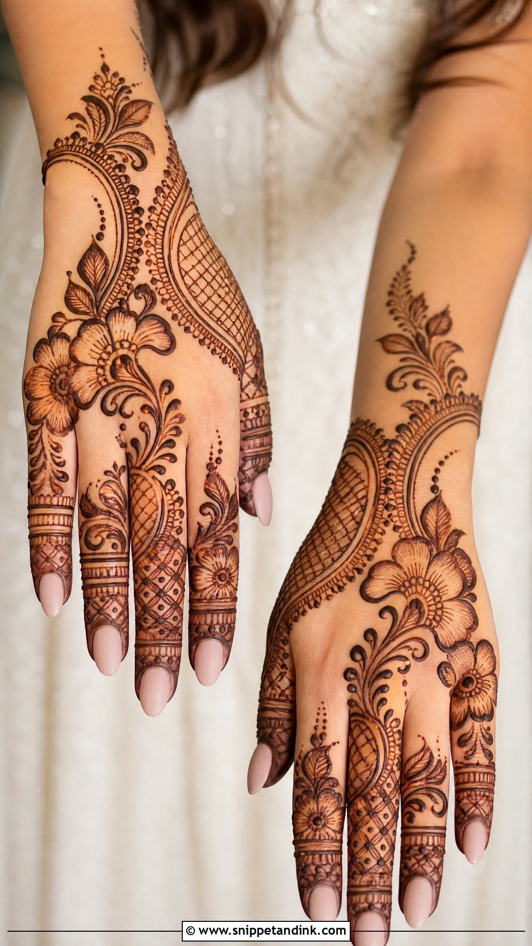 Shaded Bridal Sister Mehndi Design - Snippet and Ink - 25 Bridal Sister Mehndi Design Ideas