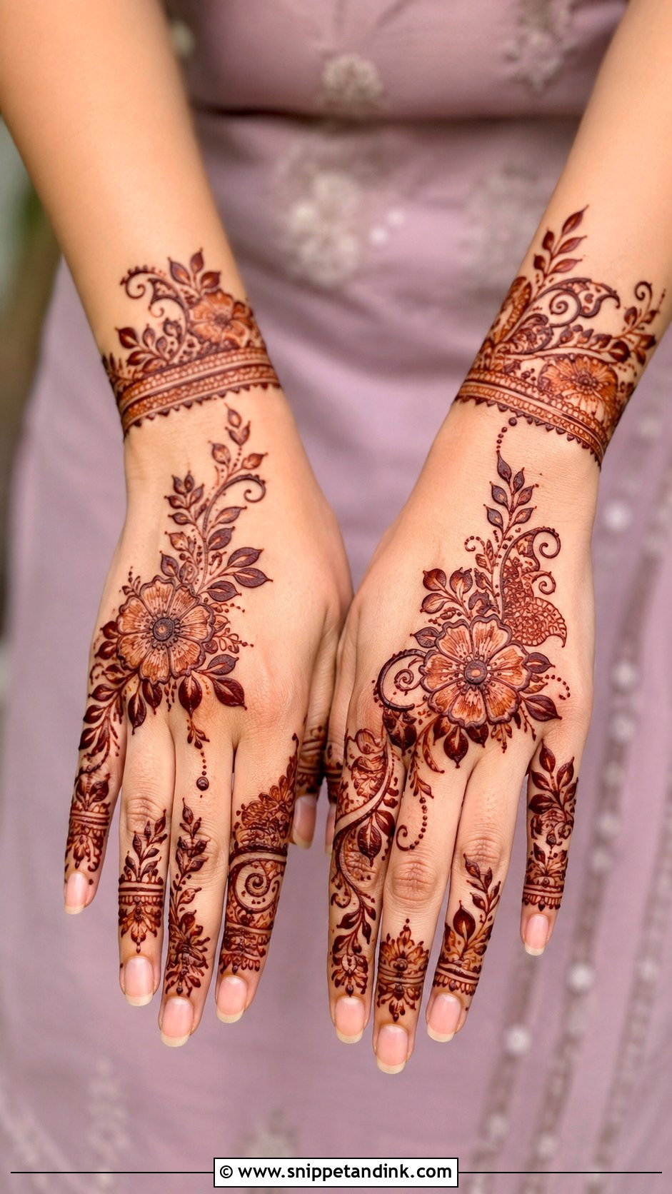 Shaded Fancy Mehndi Design - Snippet and Ink - 35 Fancy Mehndi Designs