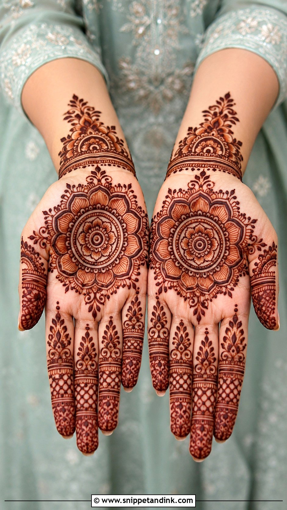 Shaded Mandala Mehndi Design - Snippet and Ink - 35 Mandala Mehndi Design Ideas