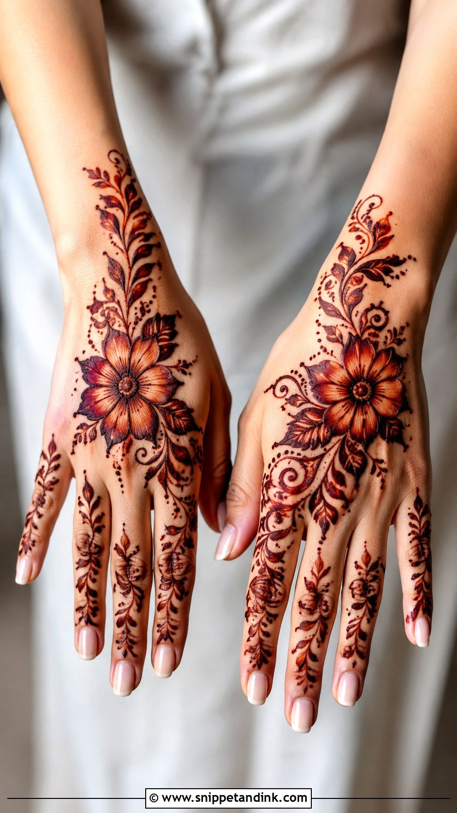 Shaded Mehndi Design - Snippet and Ink - 35 Latest Mehndi Designs