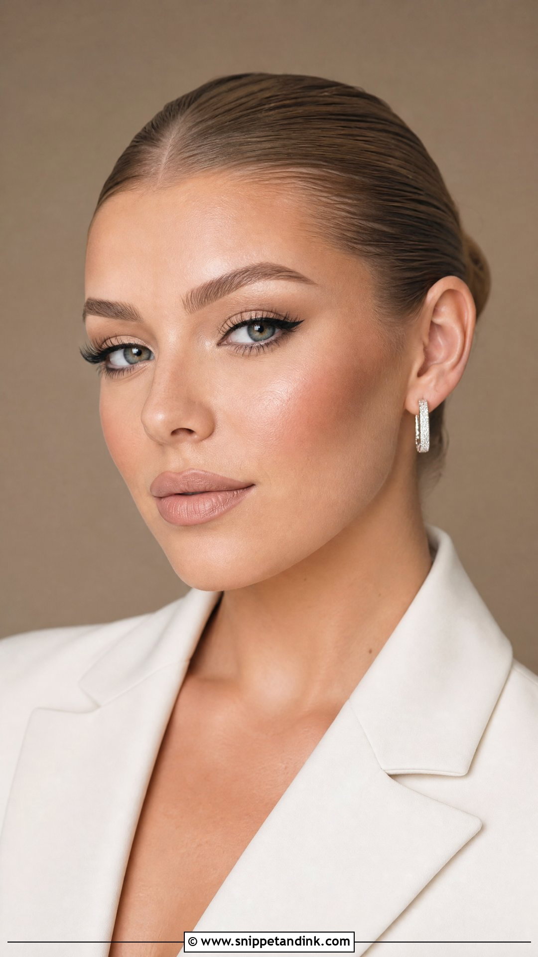 Sharp Contour Bridal Makeup - Snippet and Ink - 20 Edgy Bridal Makeup Ideas