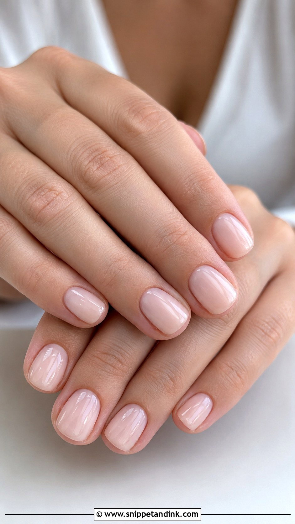Sheer BIAB Wedding Nails - Snippet and Ink - 20 Wedding Nails BIAB