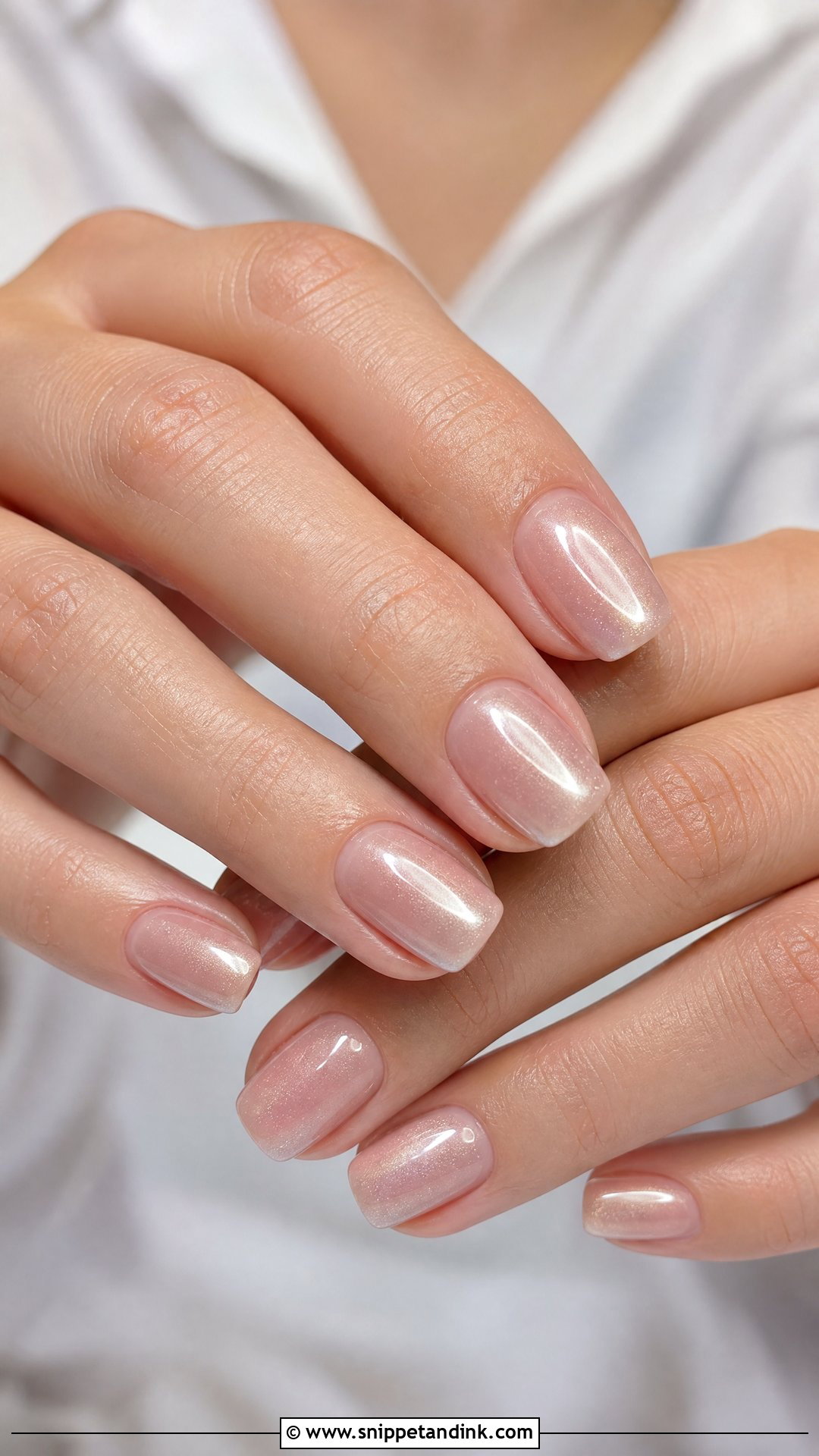 Sheer Cat Eye Wedding Nails - Snippet and Ink - 25 Cat Eye Wedding Nails
