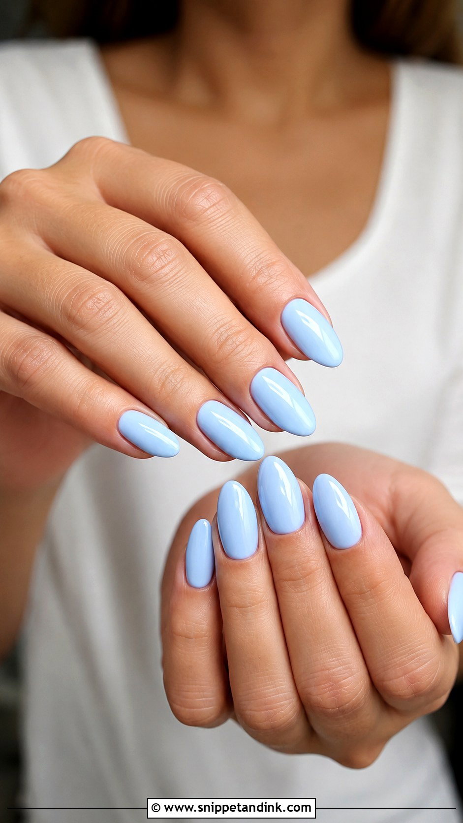 Sheer Light Blue Wedding Nails - Snippet and Ink - 20 Light Blue Wedding Nails