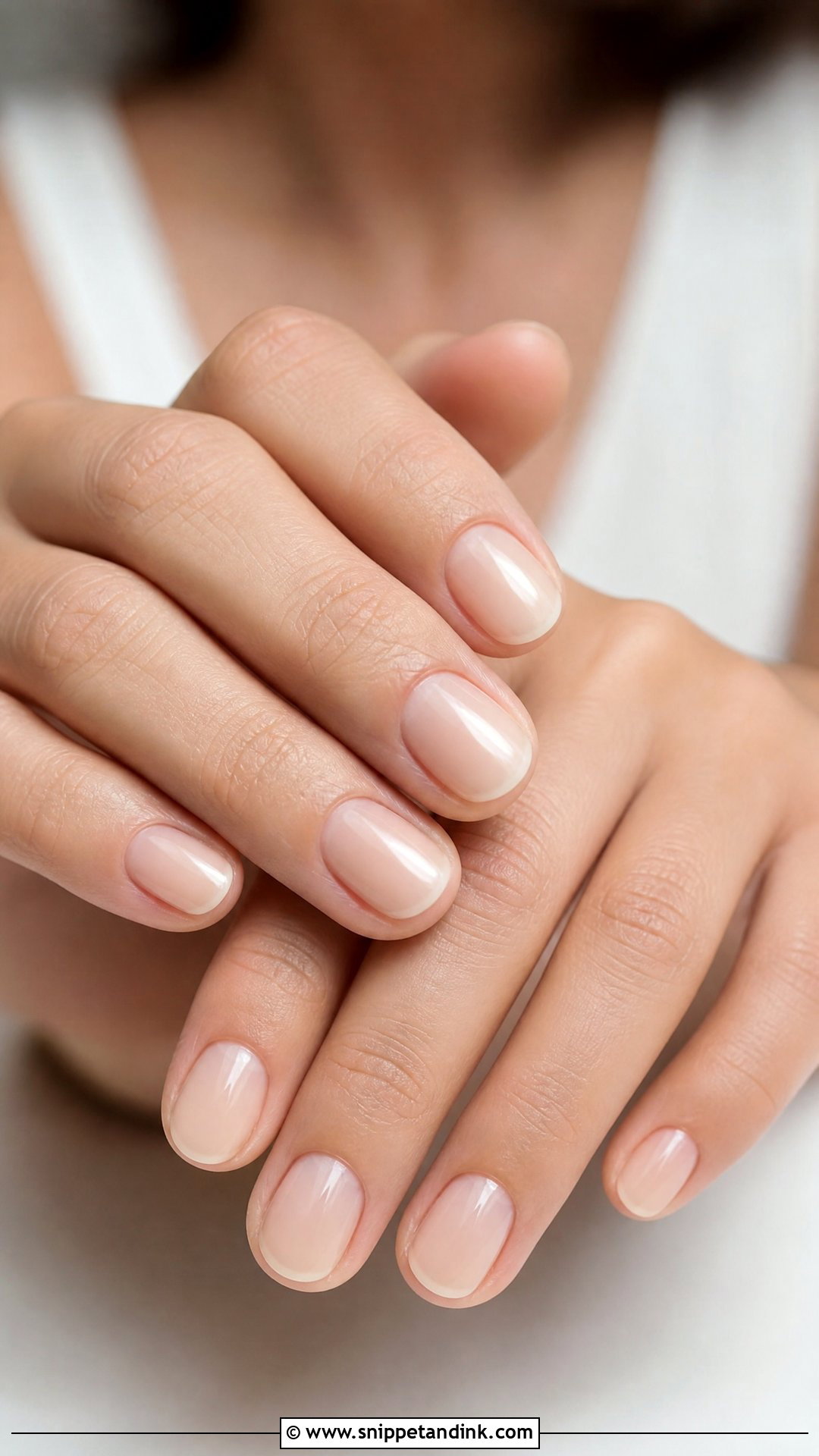 Sheer Nude Bridal Nails - Snippet and Ink - 35 Bridal Nails Designs