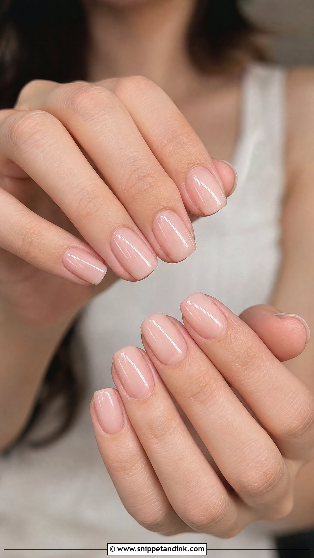 Sheer Nude Bridal Nails - Snippet and Ink - 35 Classy Bridal Wedding Nails for Bride
