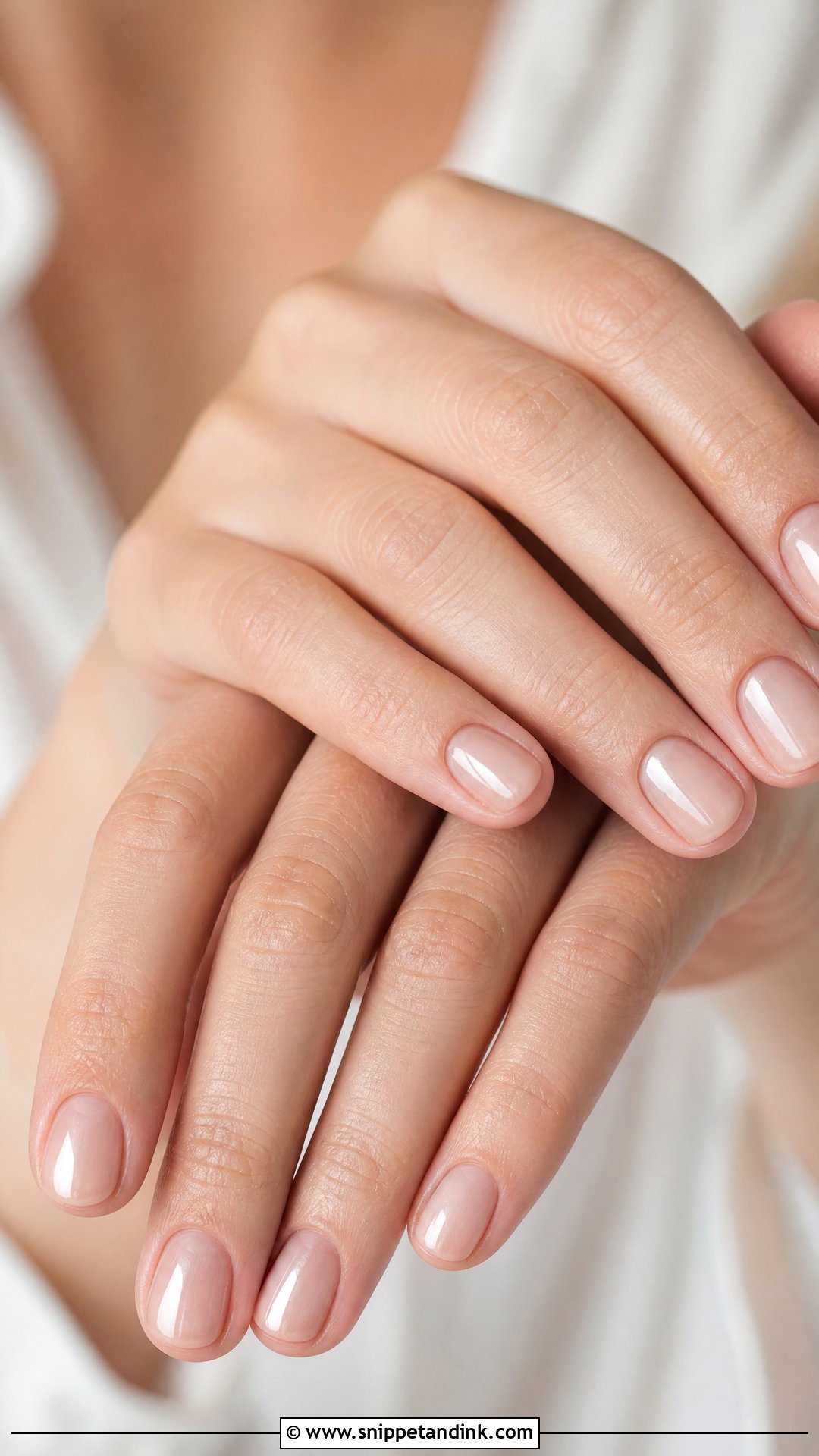 Sheer Nude Bridesmaid Nails - Snippet and Ink - 25 Elegant Bridesmaid Wedding Nails