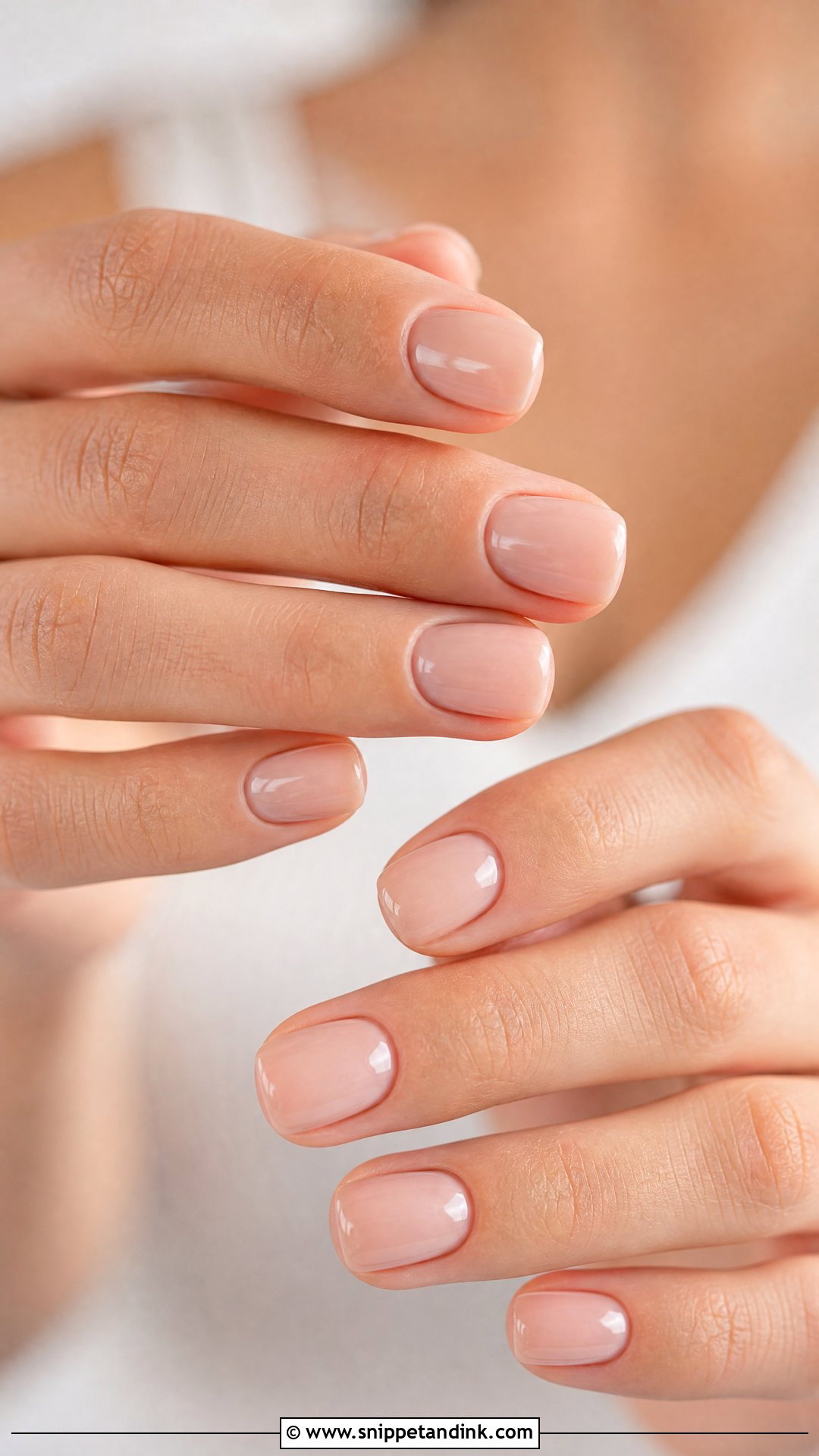 Sheer Nude Bridesmaid Nails - Snippet and Ink - 25 Nails for Wedding Bridesmaid